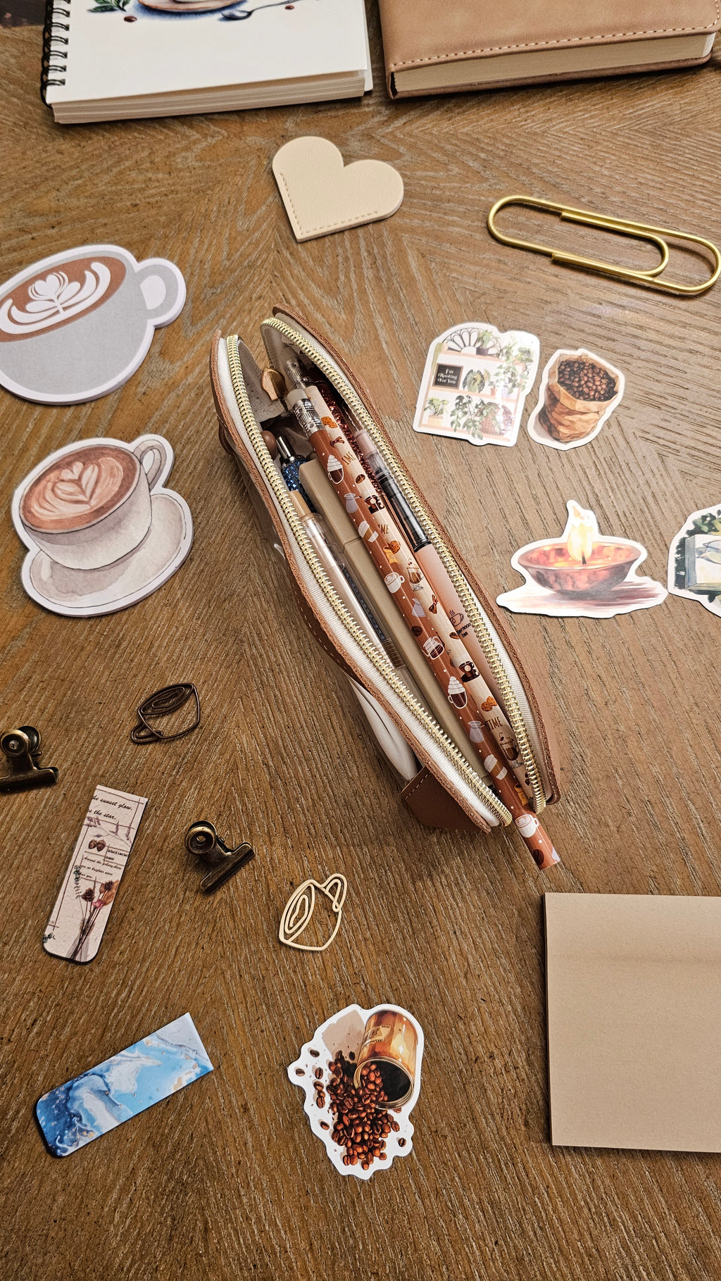 It All Begins with a Coffee Bean Premium Stationery Gift Set