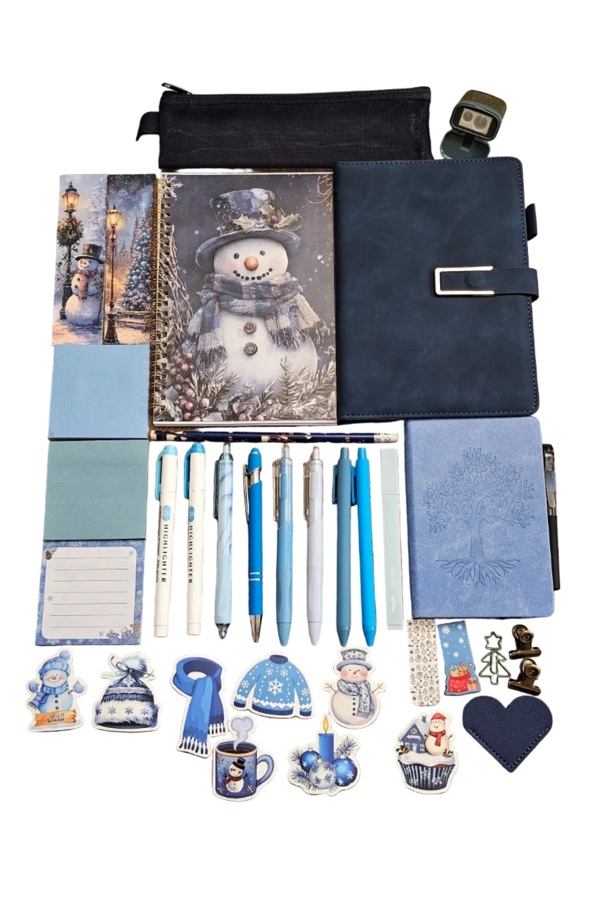 Midnight Snowman Premium Stationery Gift Set