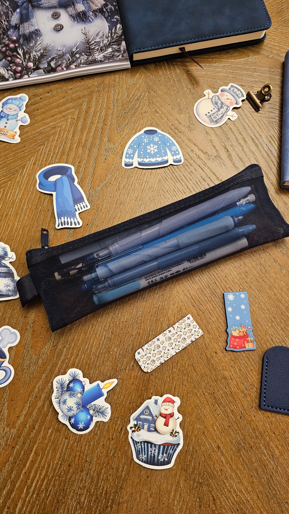 Midnight Snowman Premium Stationery Gift Set