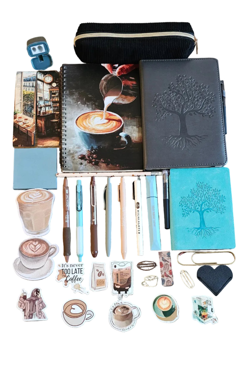 The Cozy Coffee Corner Premium Stationery Gift Set