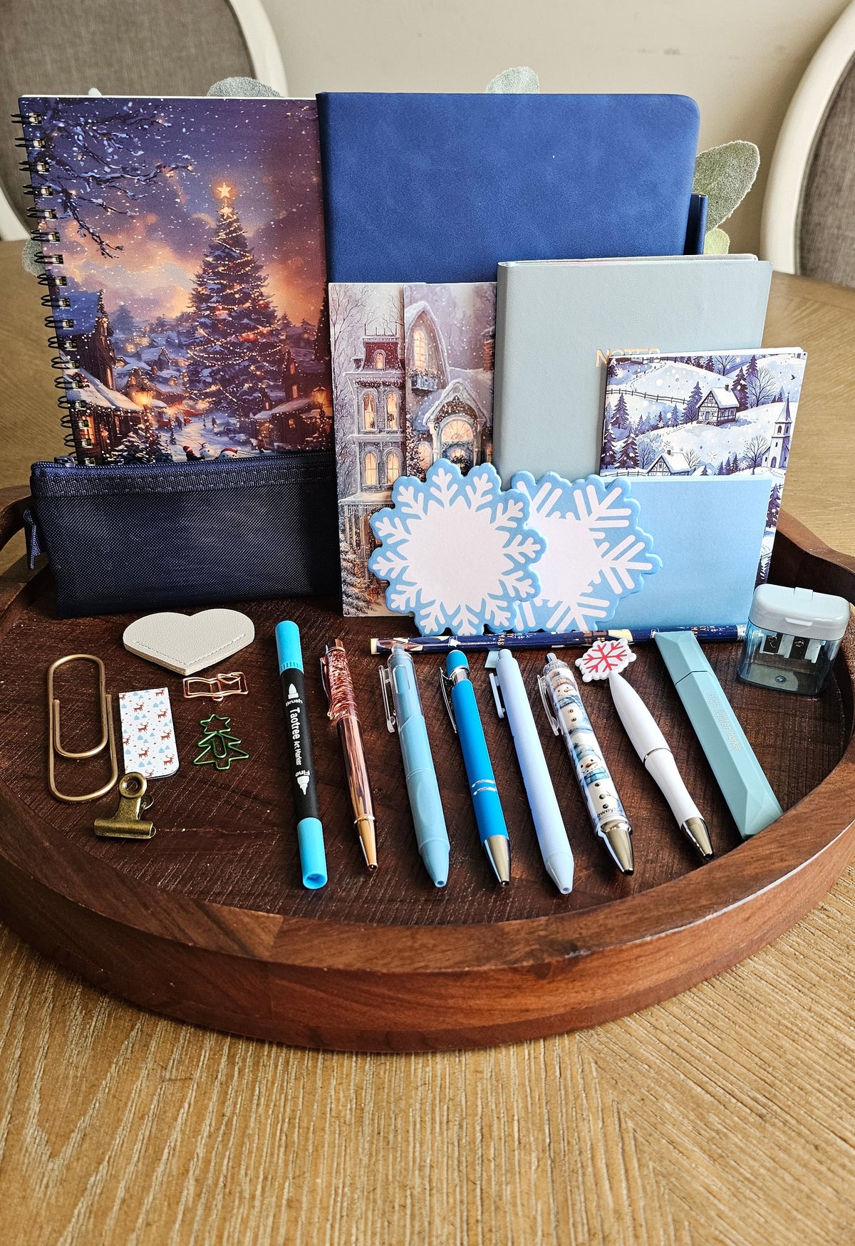 ❄️ Where Winter Lights Glow Deluxe Stationery Gift Set