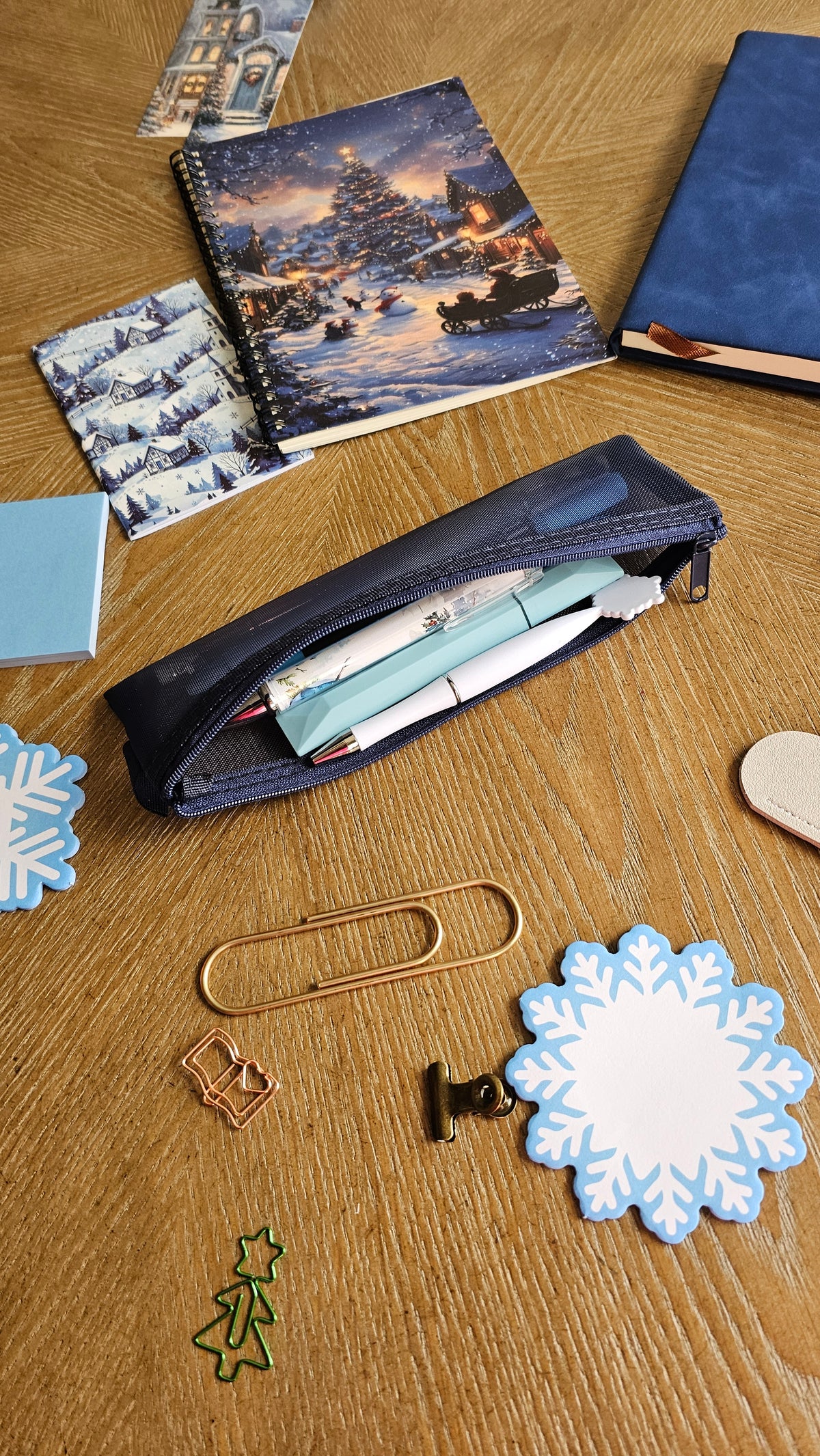 ❄️ Where Winter Lights Glow Deluxe Stationery Gift Set