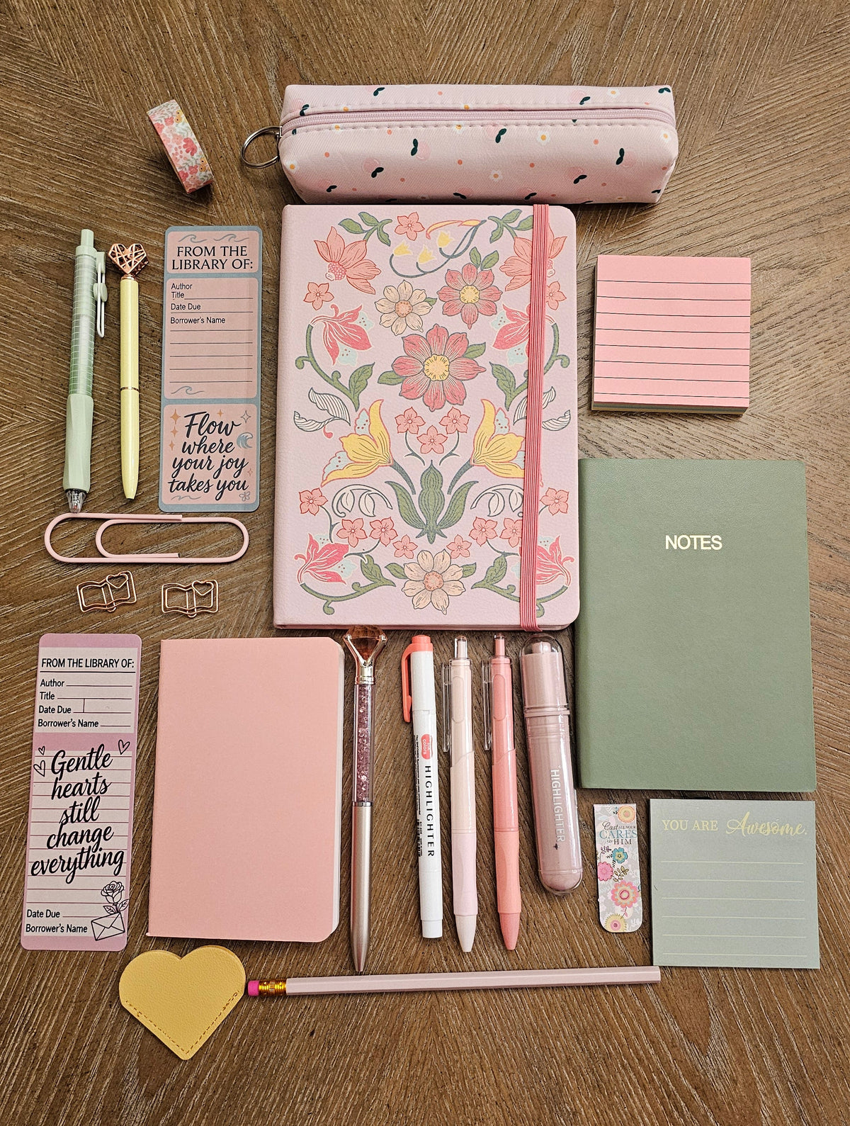 The Blushing Garden Stationery Gift Set