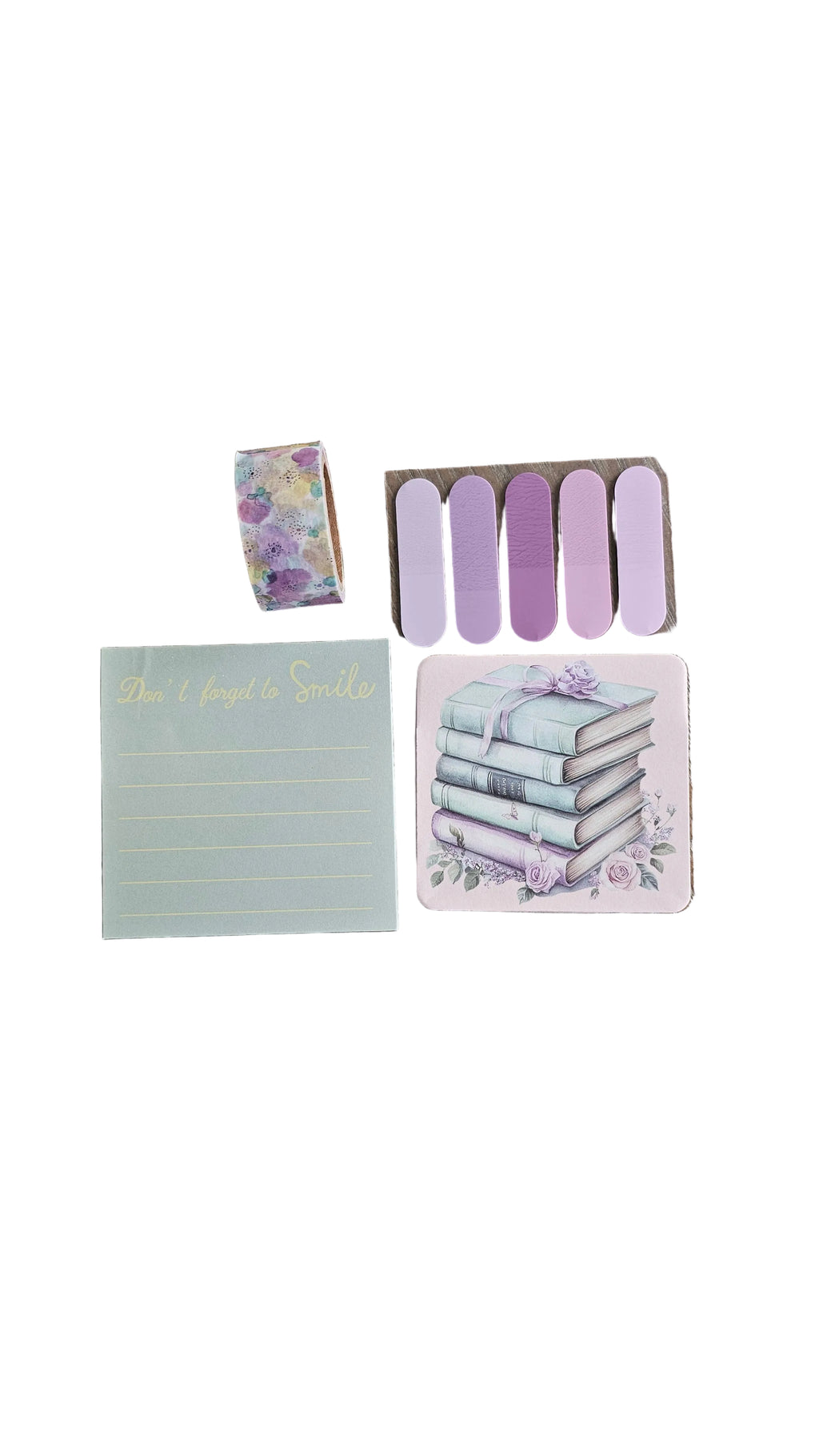 💜 Hearts Above Christian Stationery Gift Set