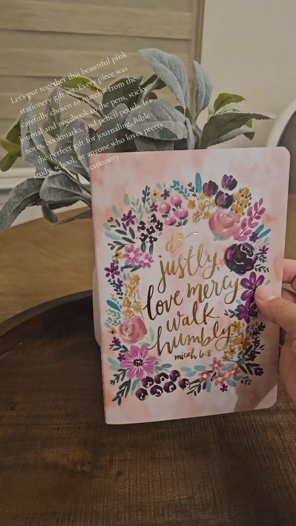 Blush Faith Stationery Gift Set