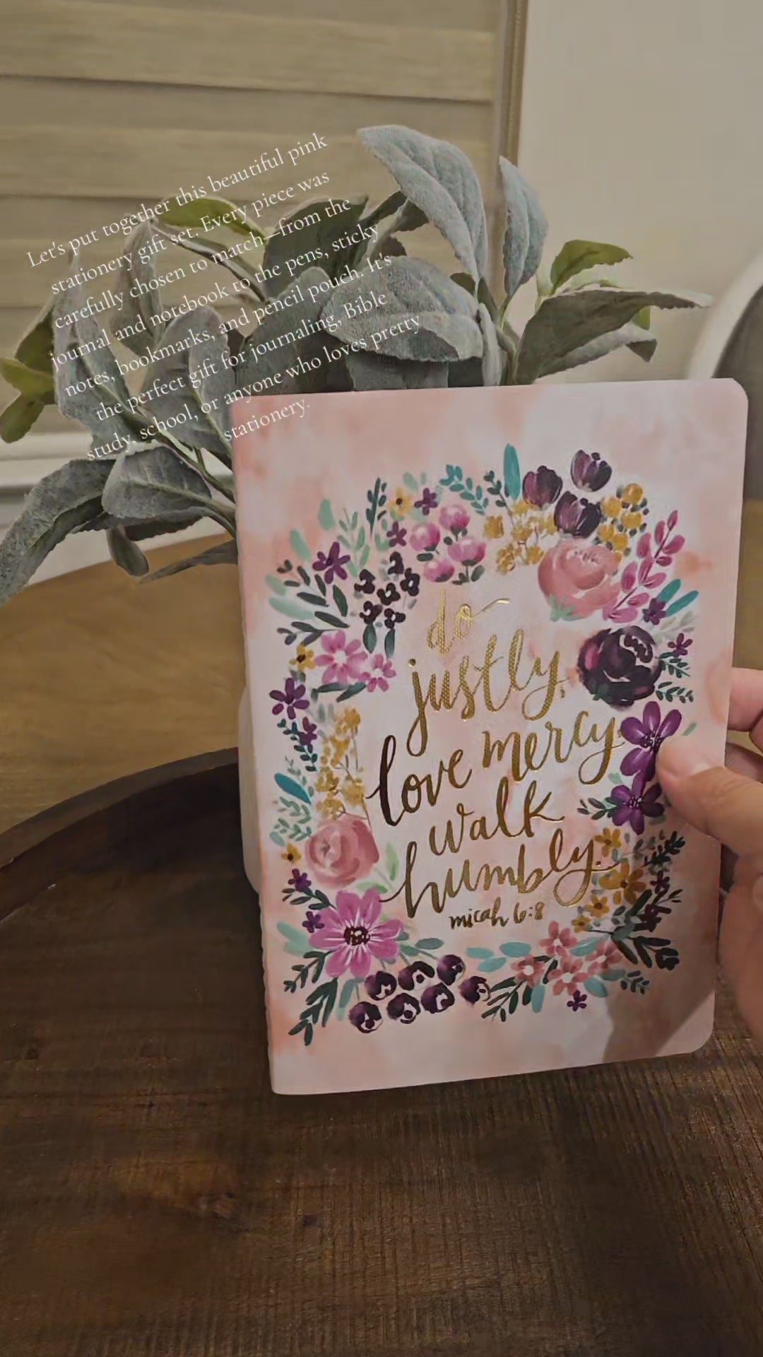 Blush Faith Stationery Gift Set
