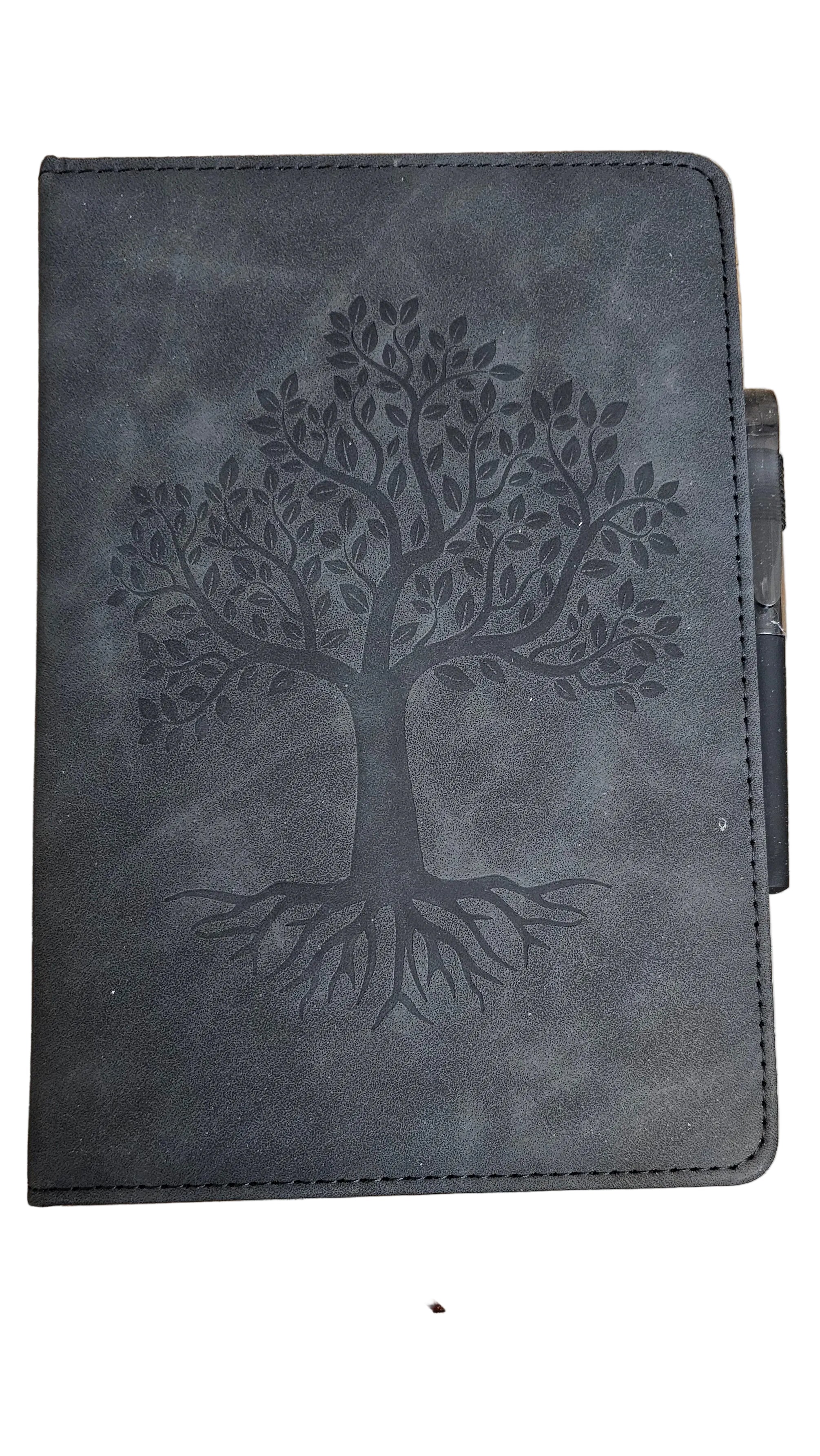 Tree of Life Leather Journal with Pen – Lined Notebook