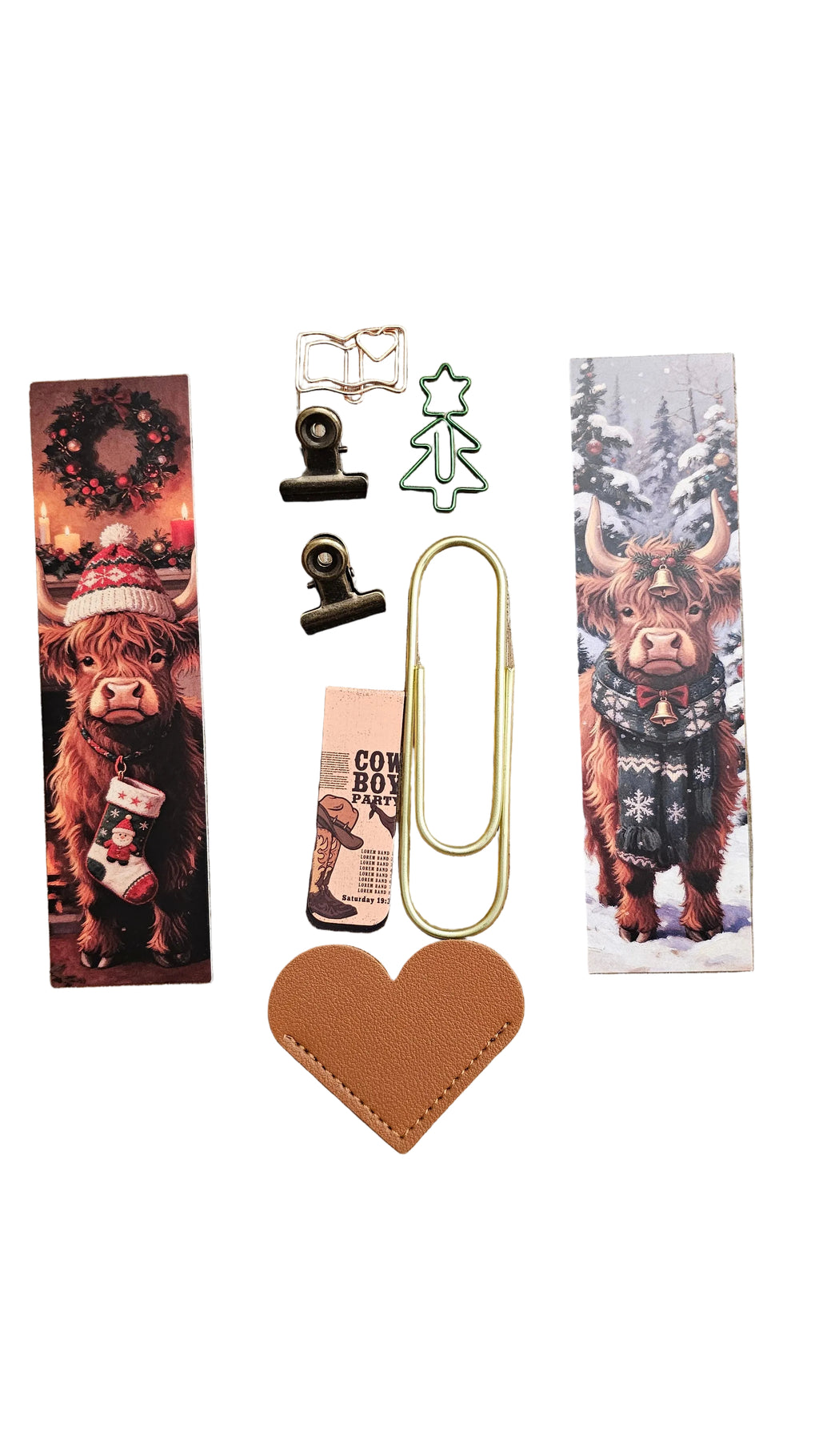 The Golden Highland Christmas Premium Stationery Gift Set