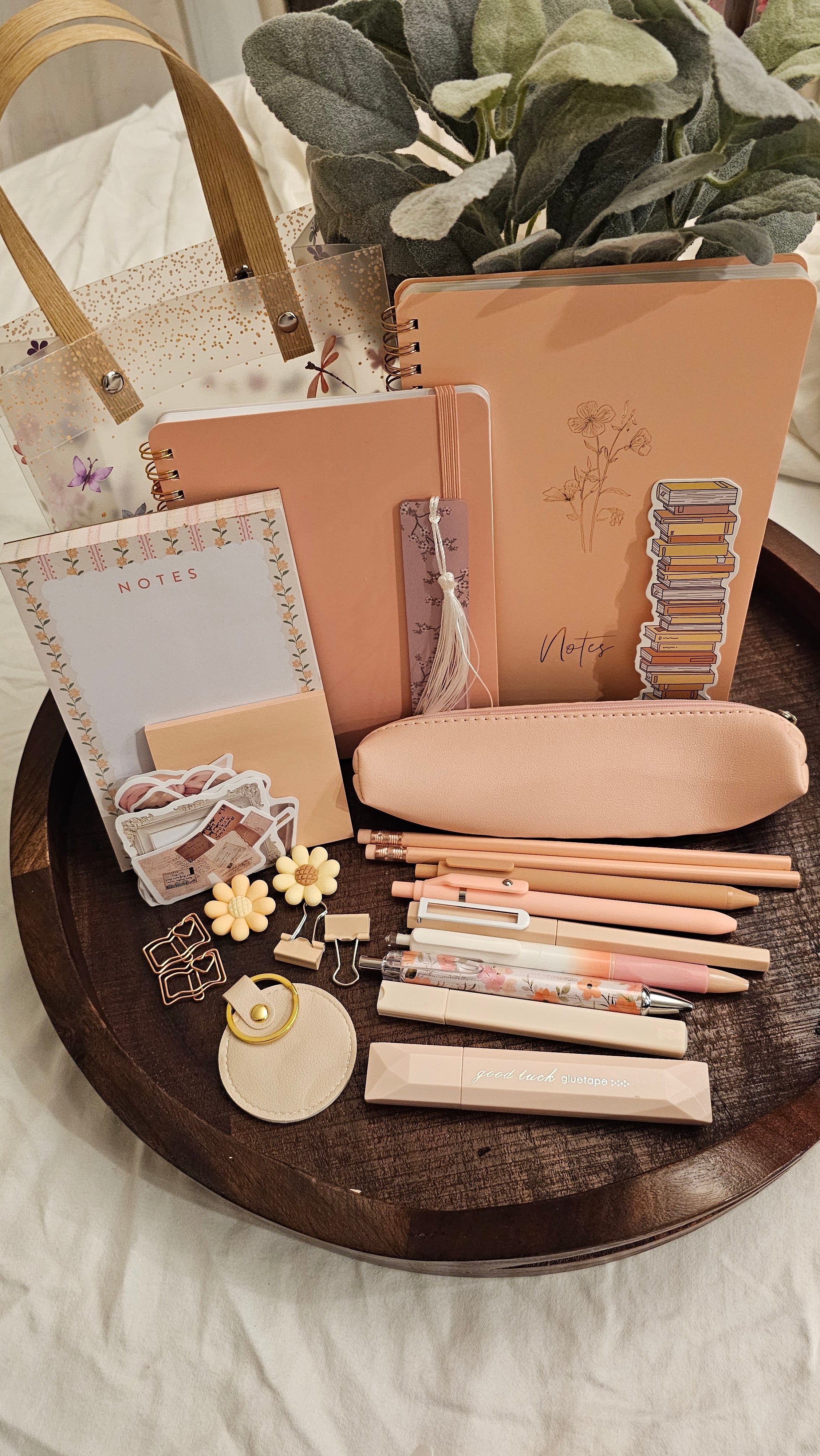 Peach Pastel Stationery Gift Box