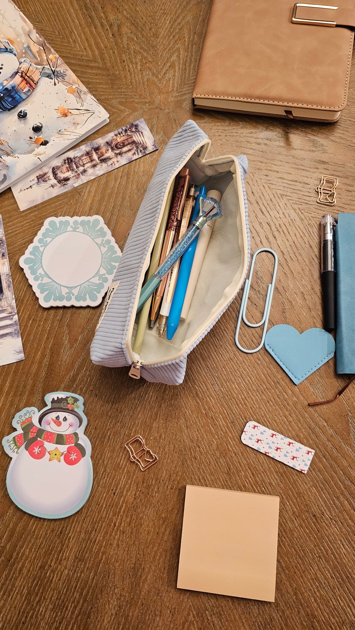 Winter Snowman Premium Stationery Gift Set
