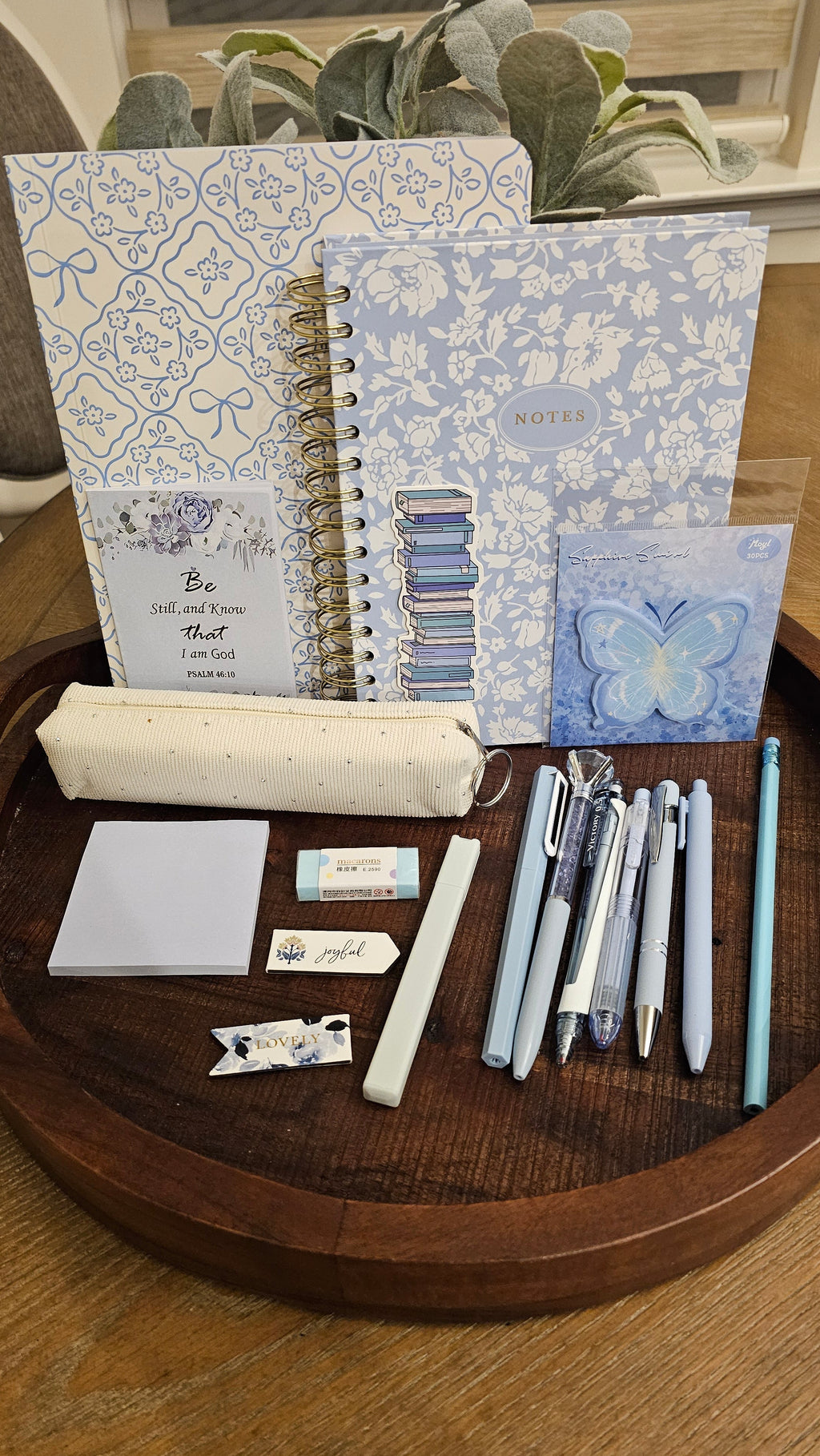 Blue Blossom Deluxe Stationery Gift Set