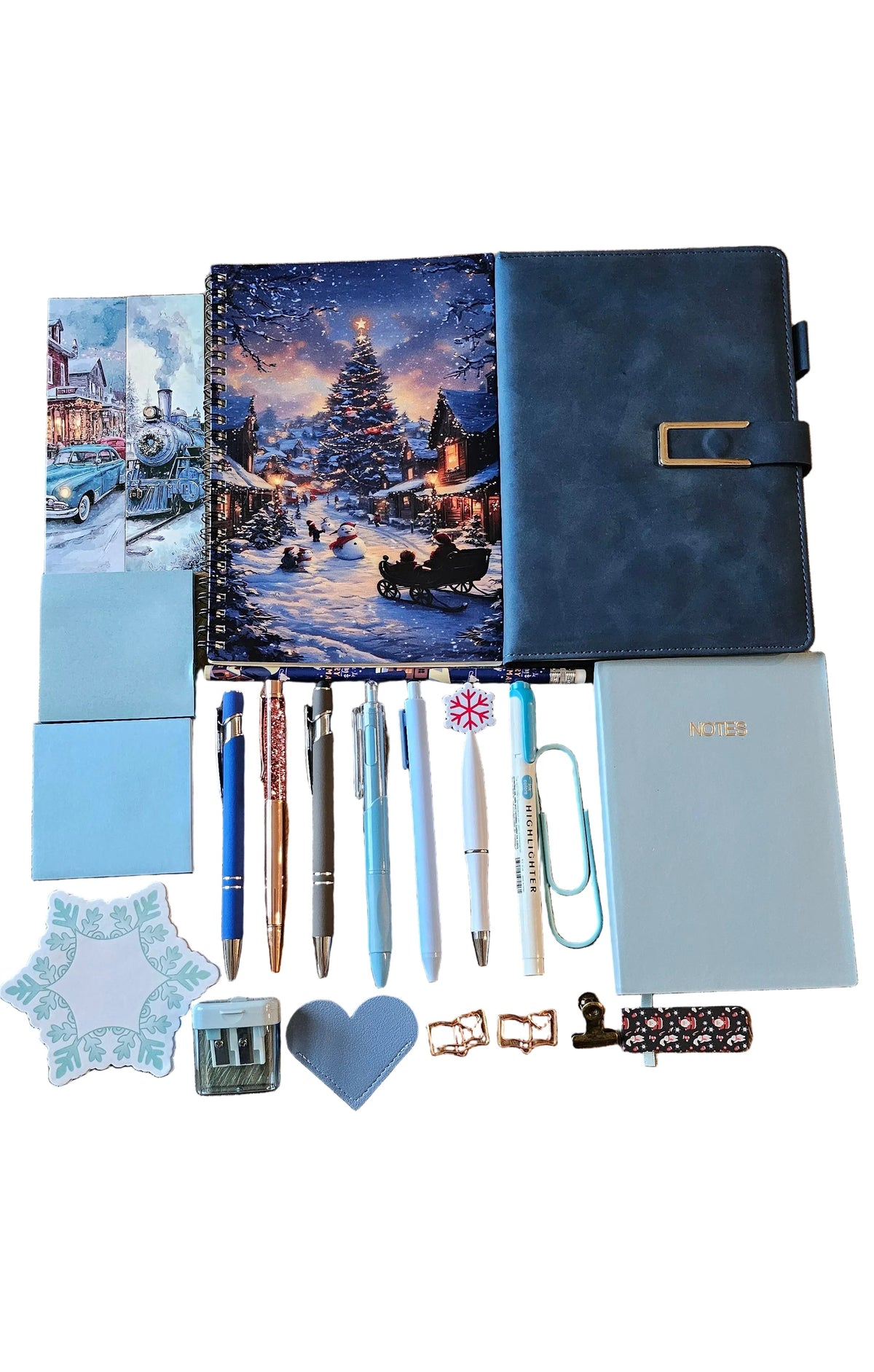 ❄️ Where Winter Lights Glow Deluxe Stationery Gift Set
