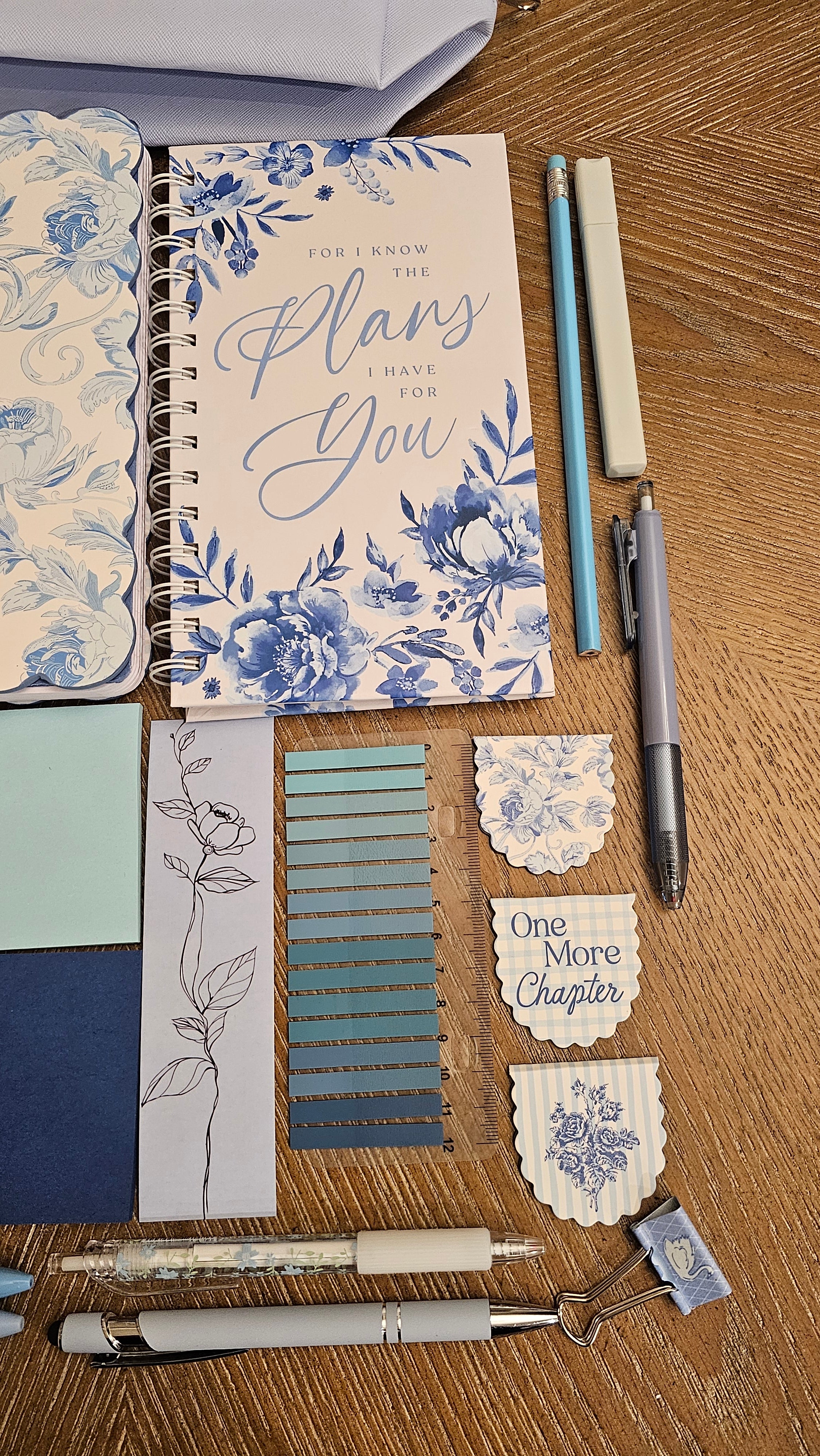 Blooming Blue Stationery Gift Set