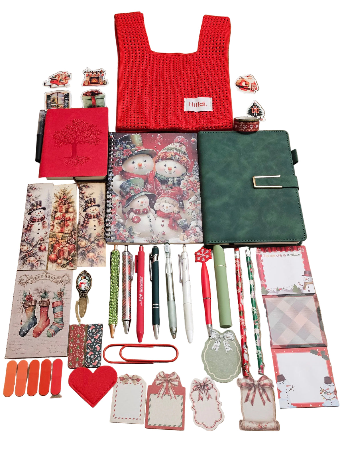 Snowman Family Holiday Magic Super Premium Stationery Gift Set