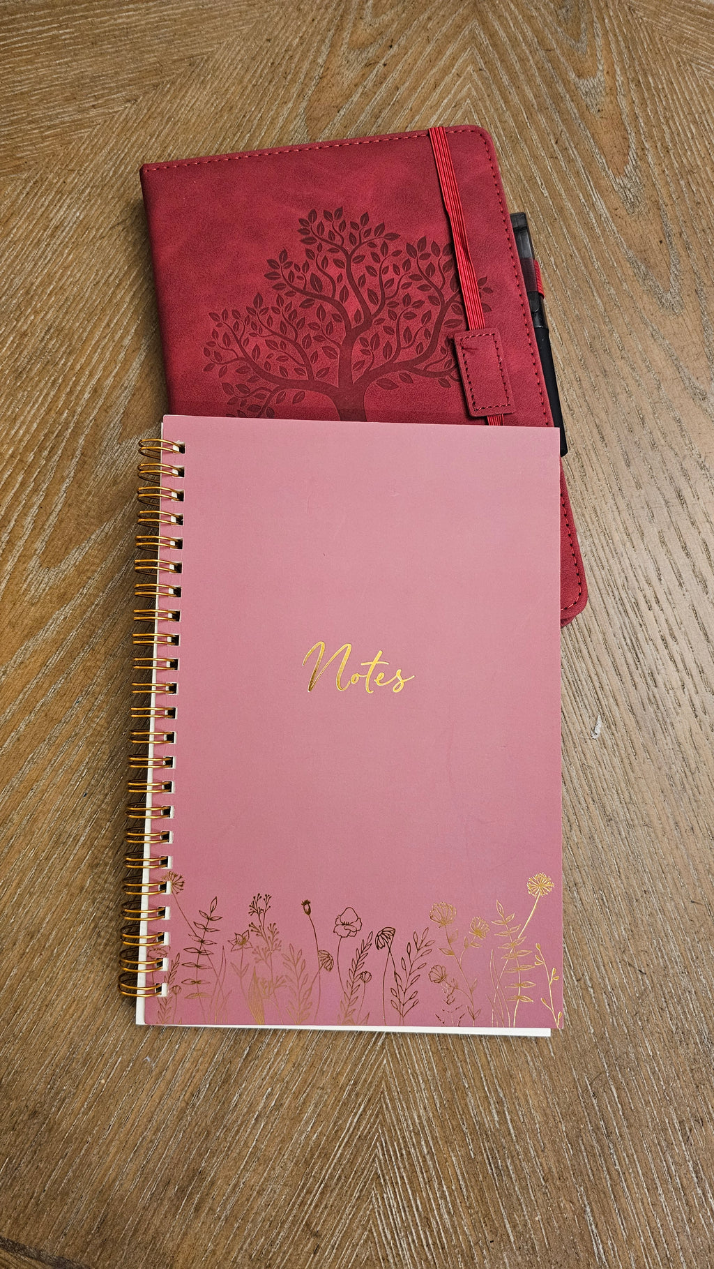 Crimson Bloom Stationery Gift Set