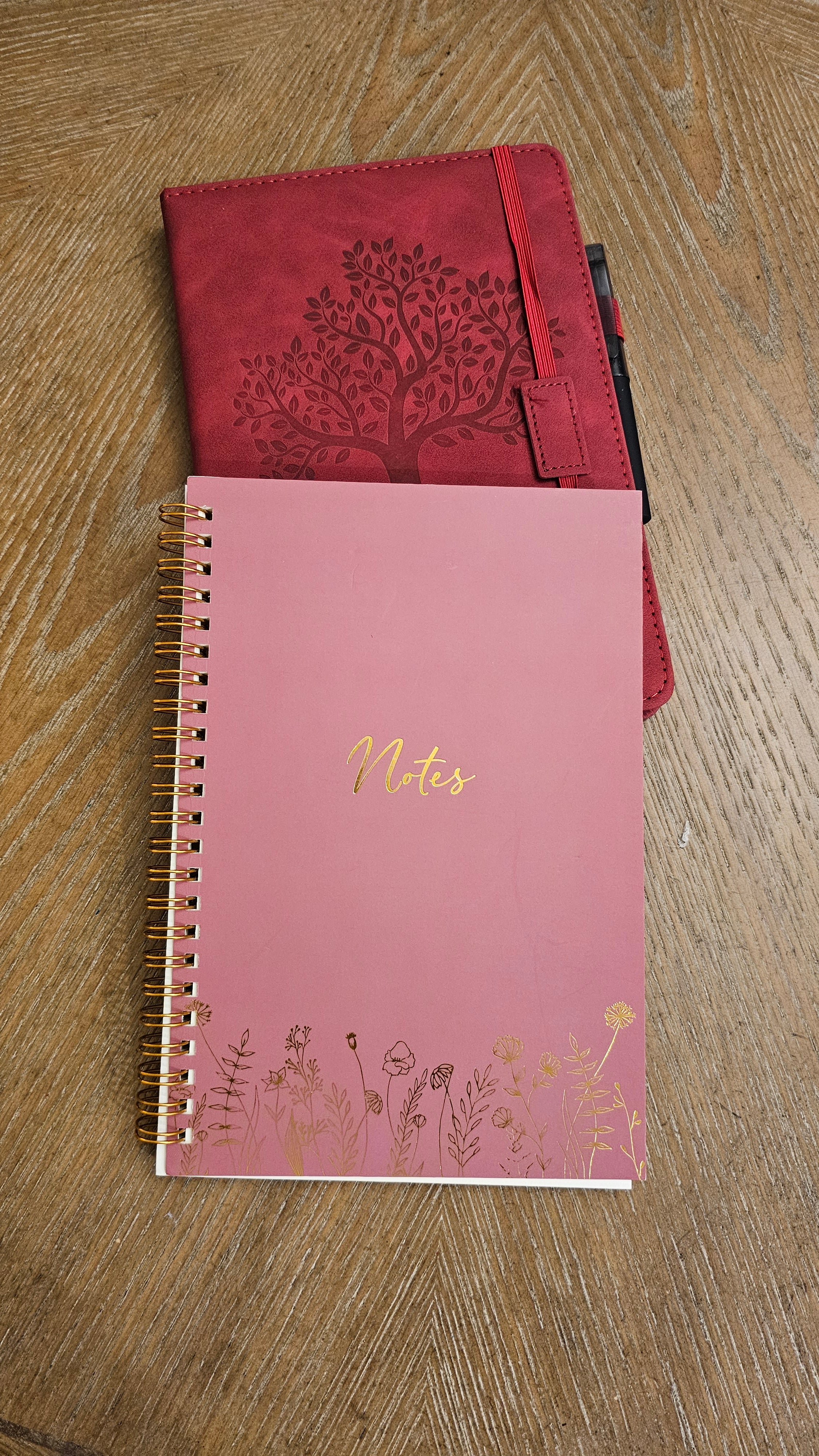 Crimson Bloom Stationery Gift Set