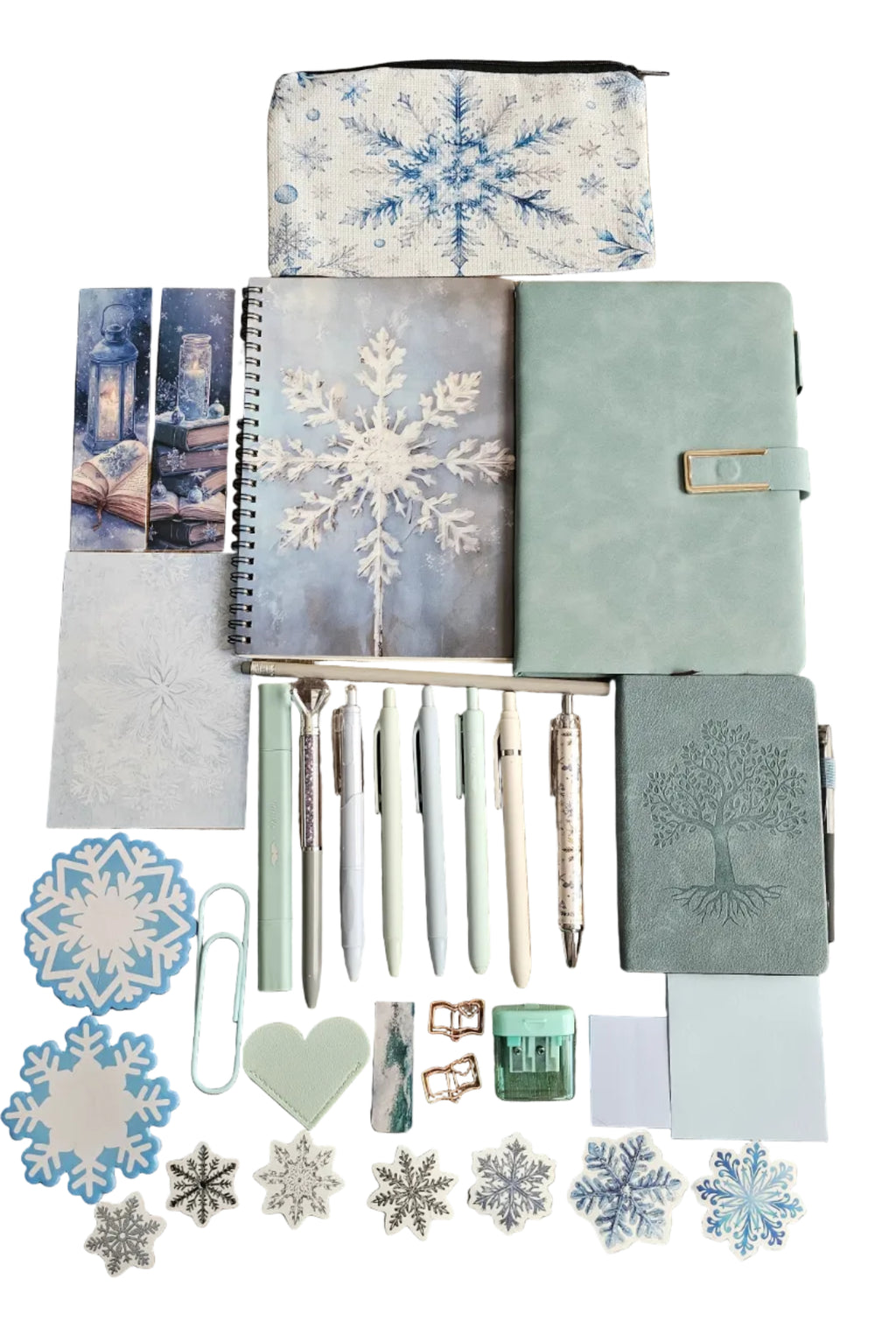 A Touch of Frost & Glow Deluxe Stationery Gift Set ❄️🩵