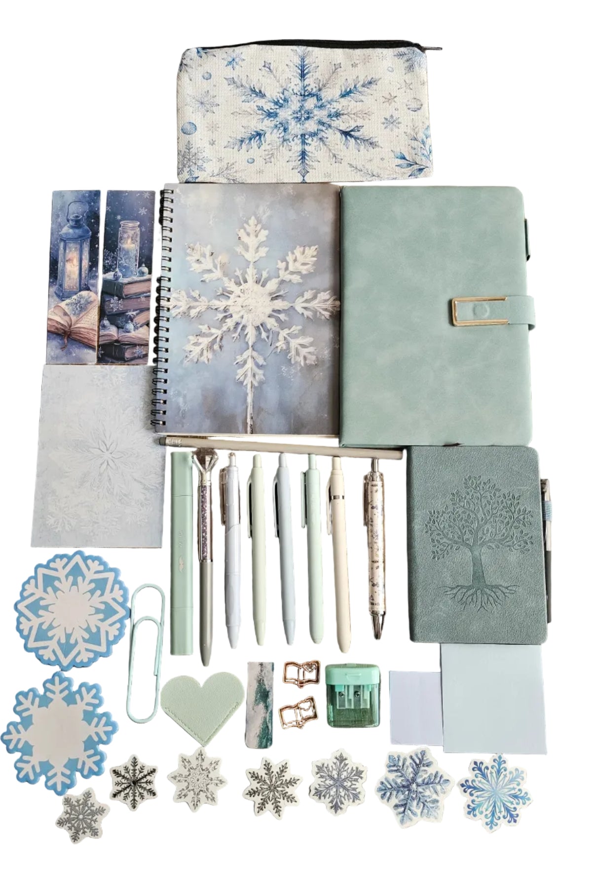 A Touch of Frost & Glow Deluxe Stationery Gift Set ❄️🩵