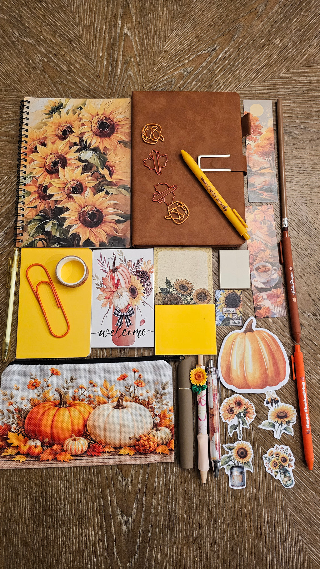 Golden Harvest Stationery Gift Set