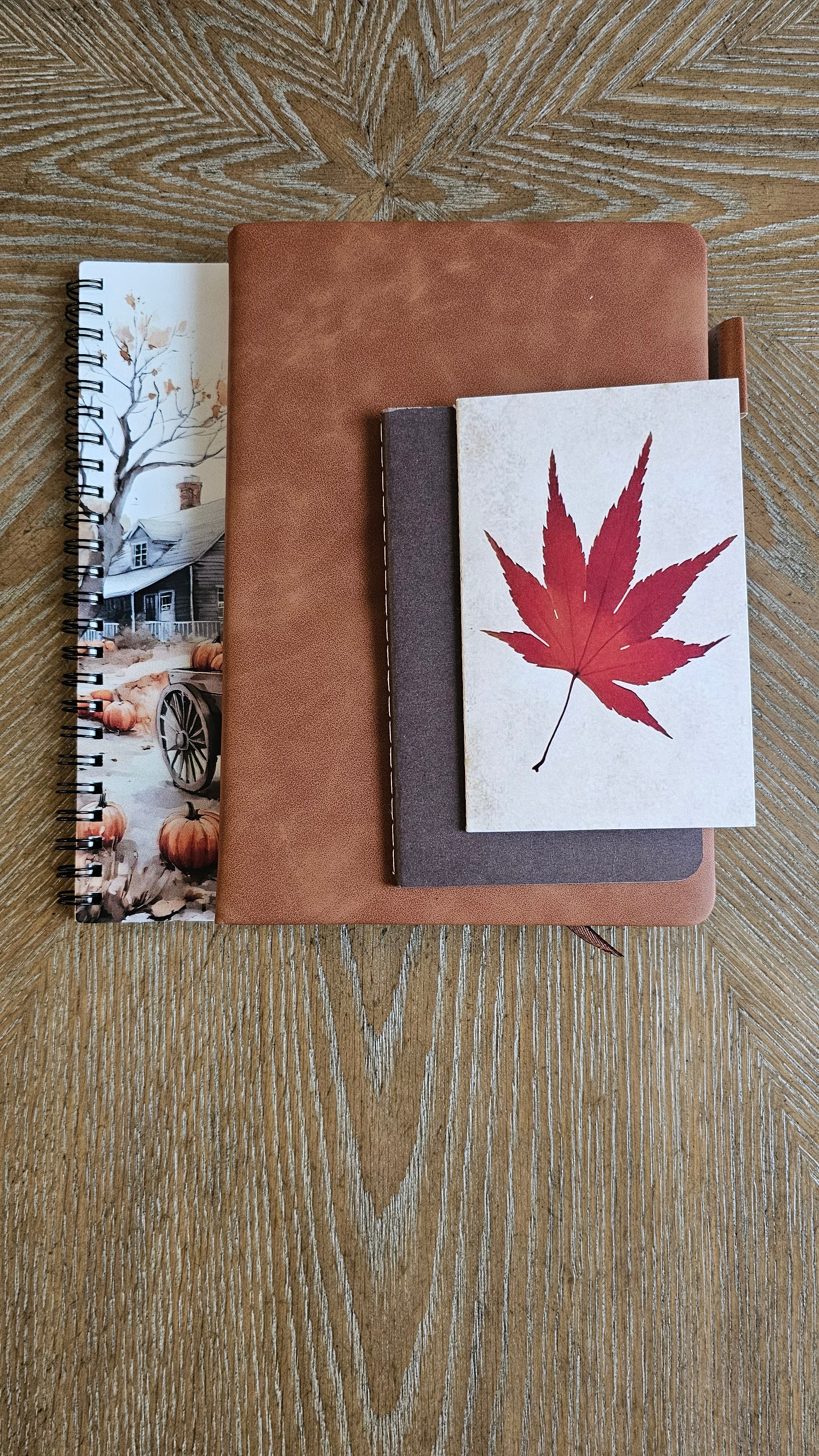 Autumn Pumpkin Cottage Stationery Gift Set
