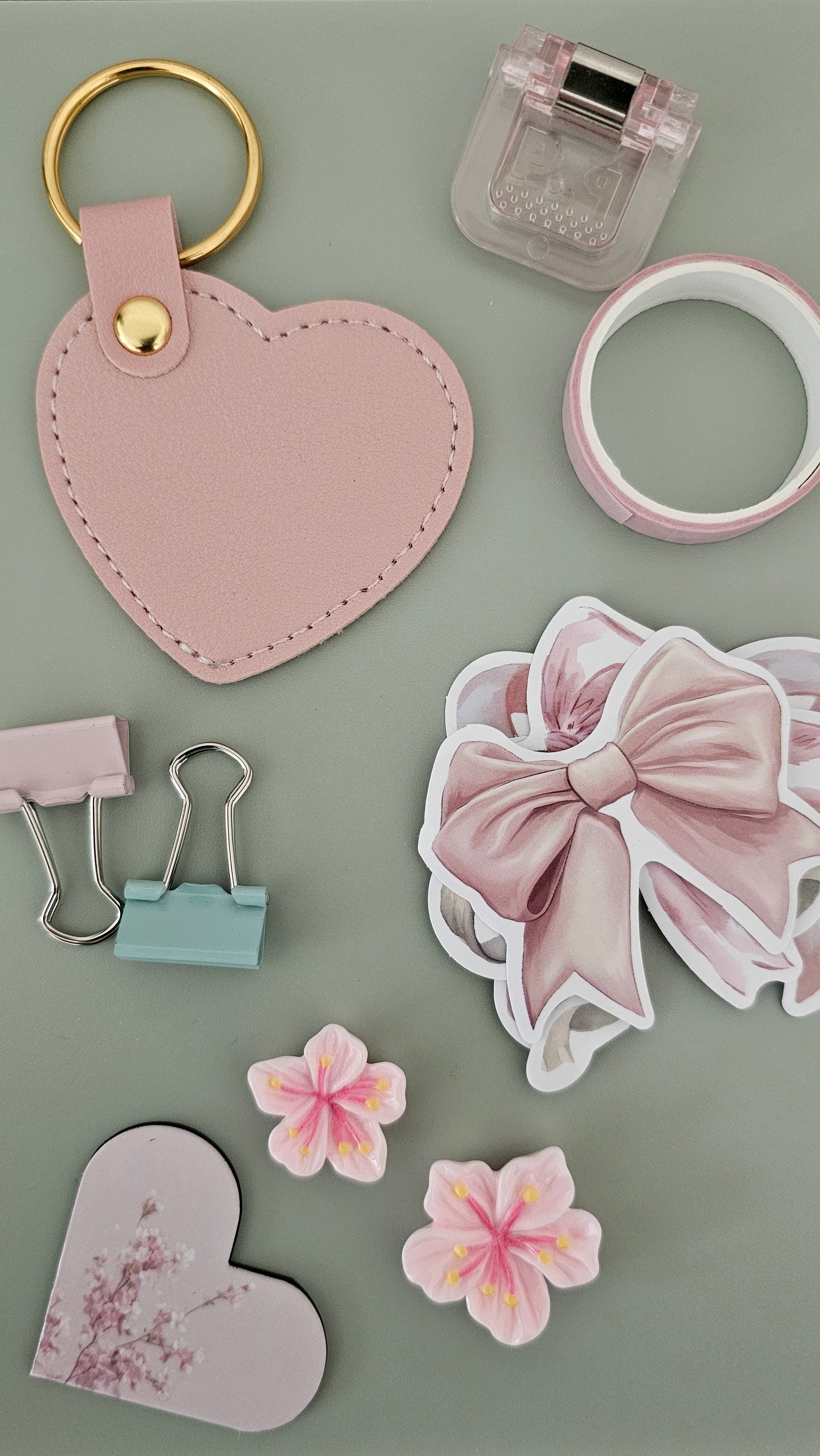 Sage & Blush Pastel Stationery Gift Box