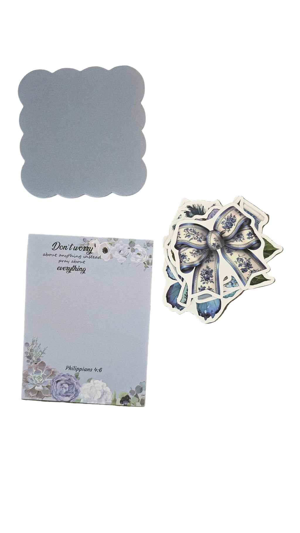 Blue Floral Stationery Gift Box