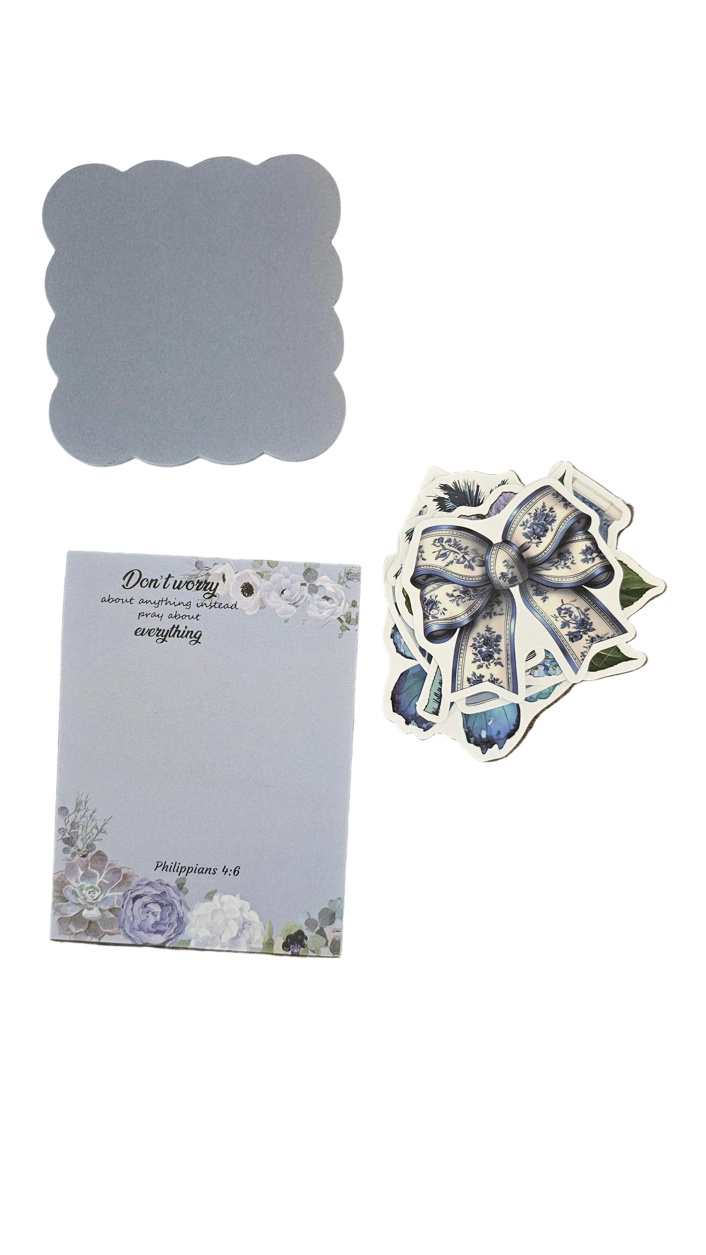 Blue Floral Stationery Gift Box