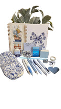 Blue Floral Stationery Gift Set