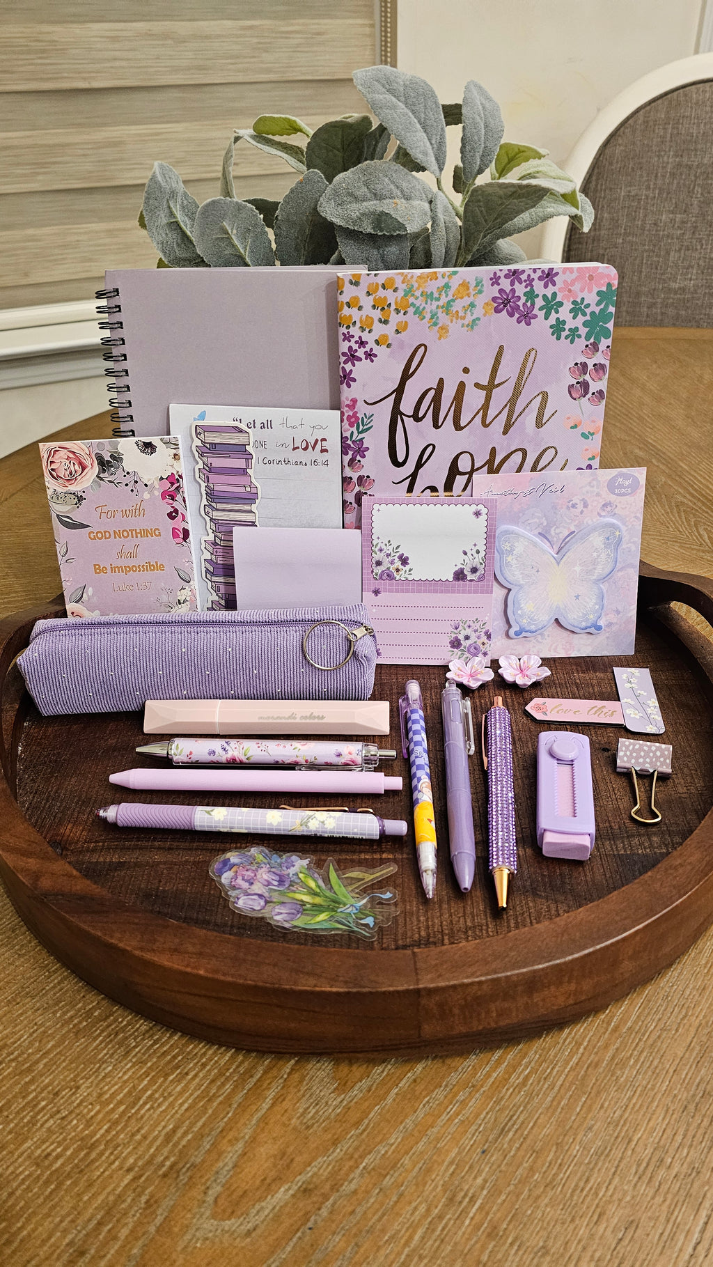 Lavender Faith Stationery Gift Set