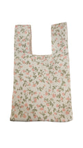 Reusable Knit Mini Tote Bag – Floral Collection