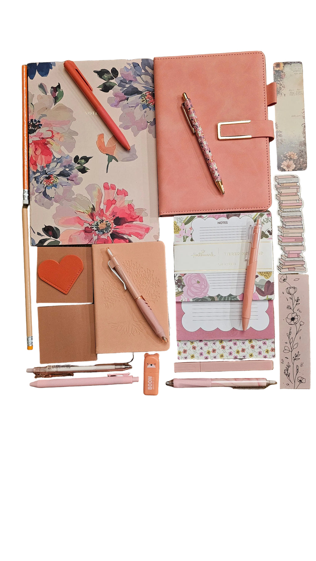 Peach Blossom Stationery Gift Set