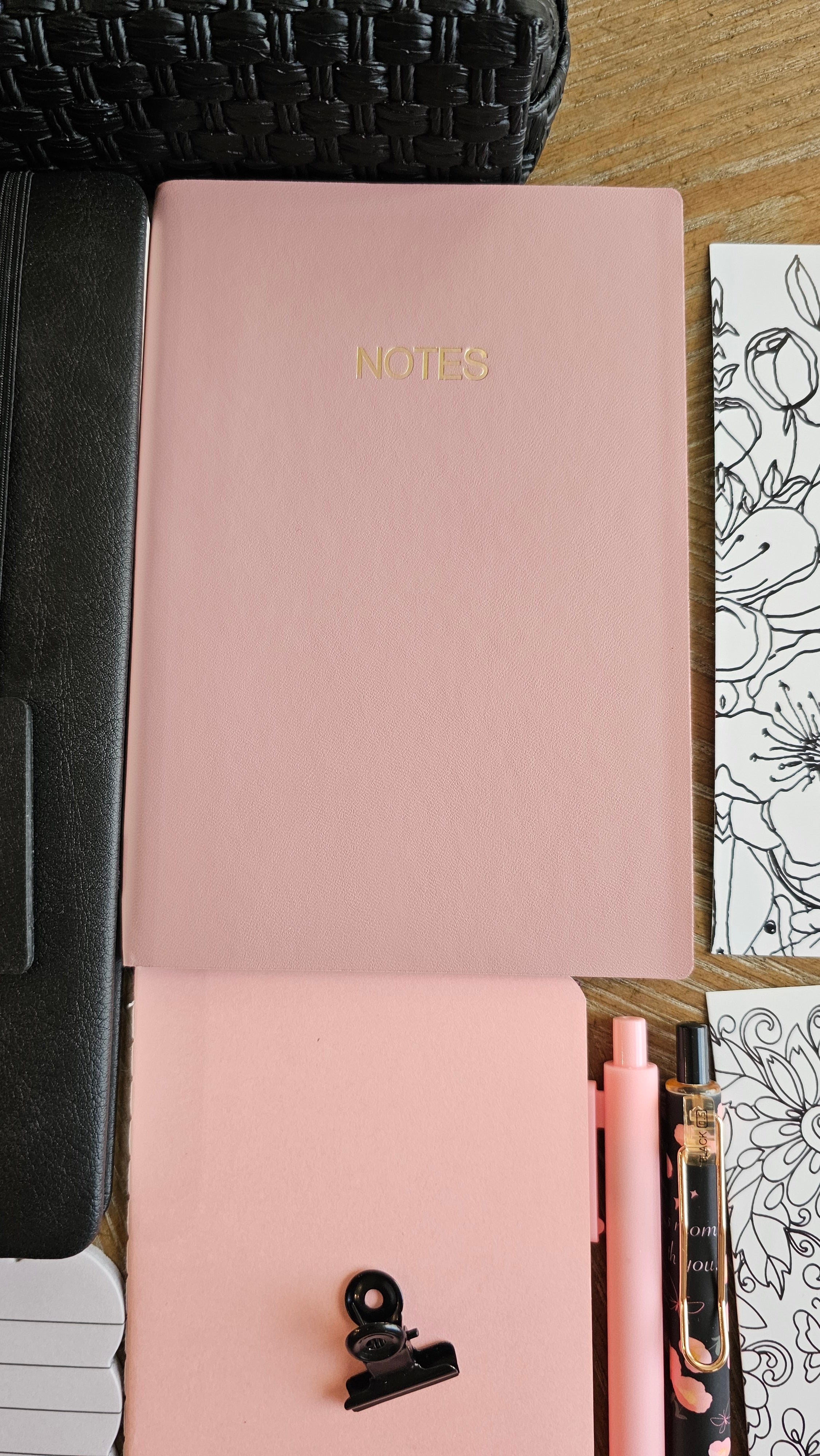 Blush & Noir Stationery Gift Set