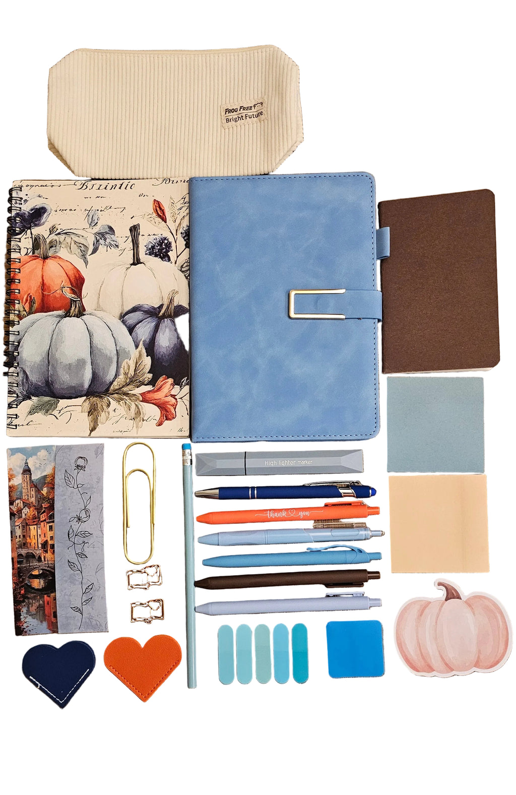Autumn Blue Harvest Stationery Gift Set (New version)