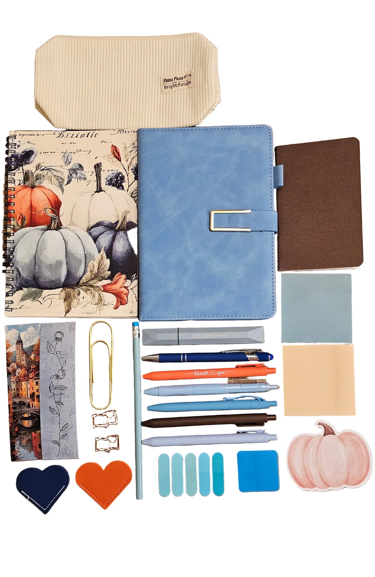 Autumn Blue Harvest Stationery Gift Set (New version)