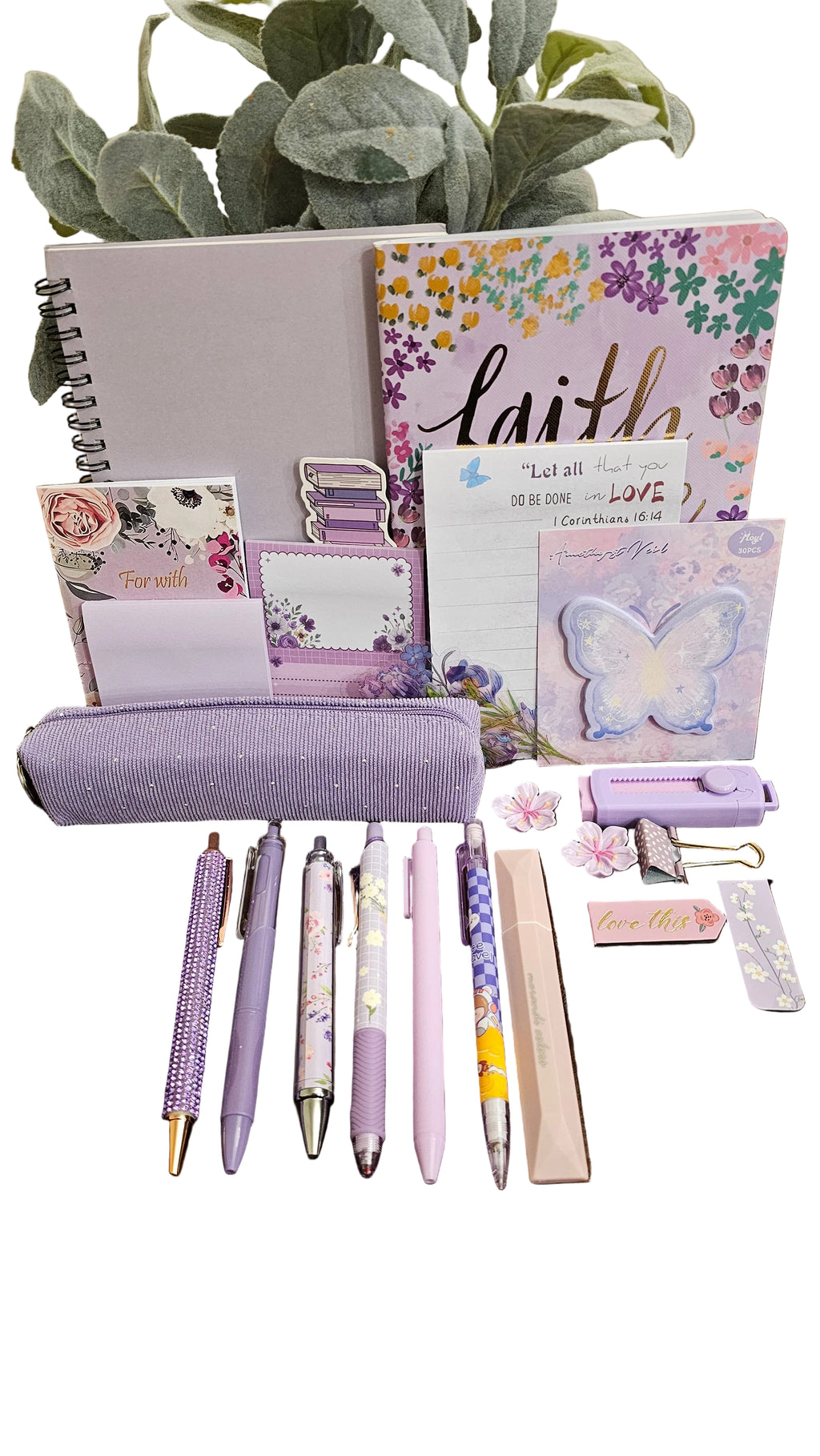 Lavender Faith Stationery Gift Set