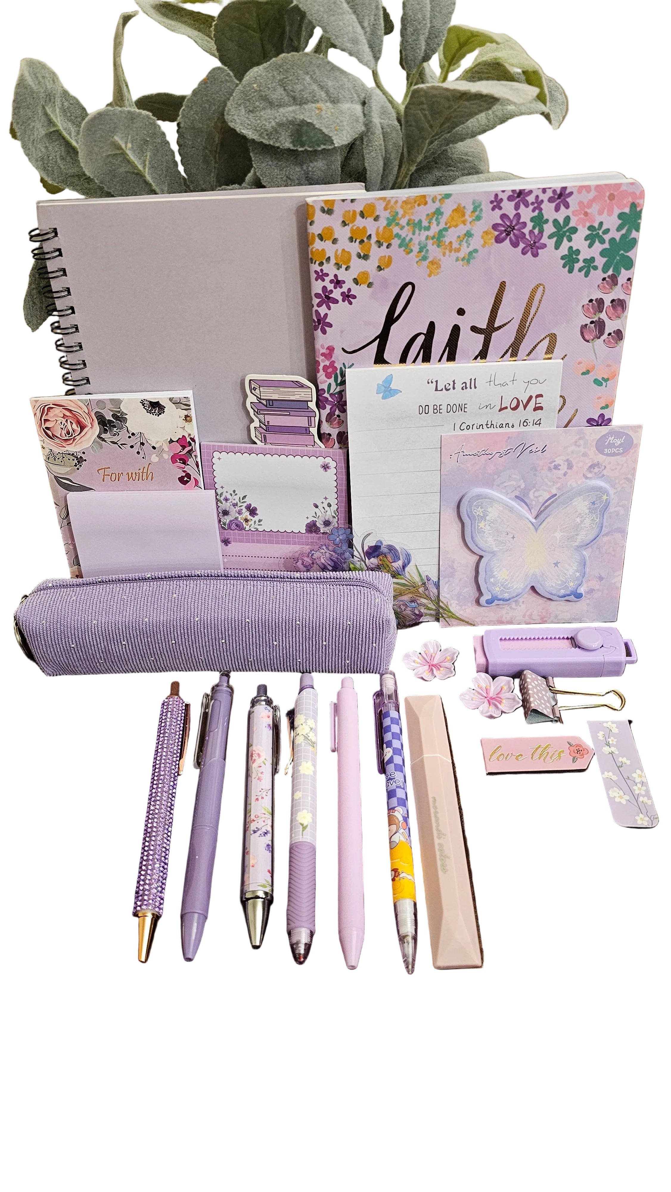 Lavender Faith Stationery Gift Set