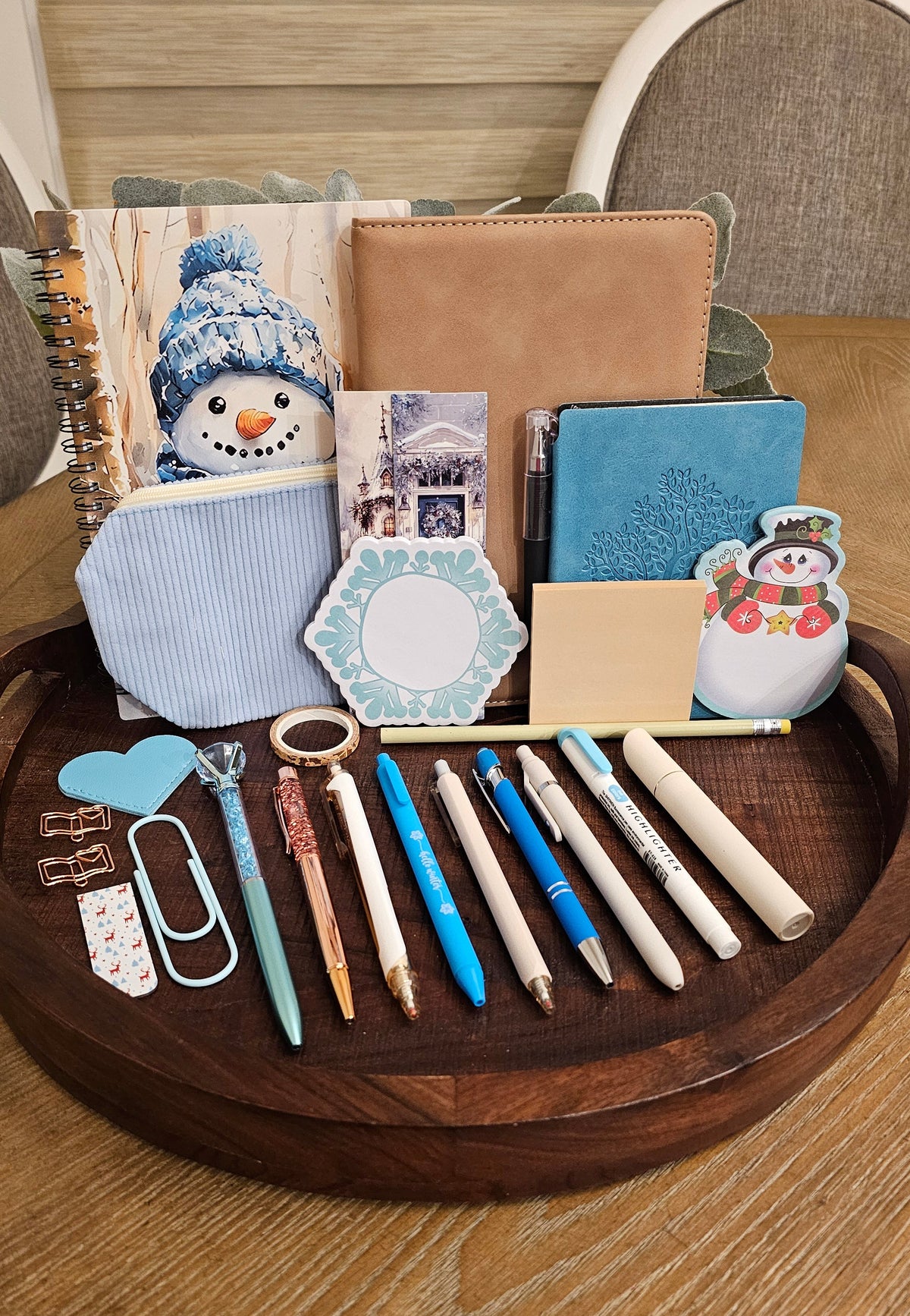 Winter Snowman Premium Stationery Gift Set