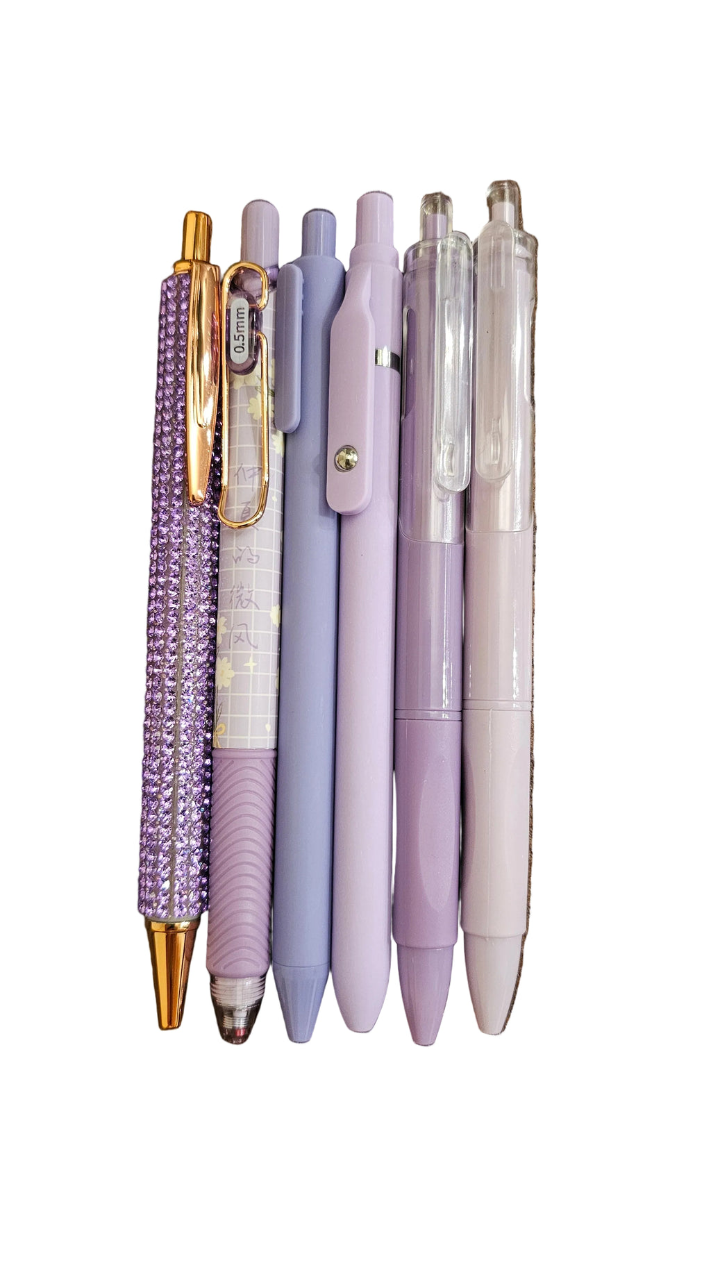 Purple Pastel Pen Bundle – Set of 6
