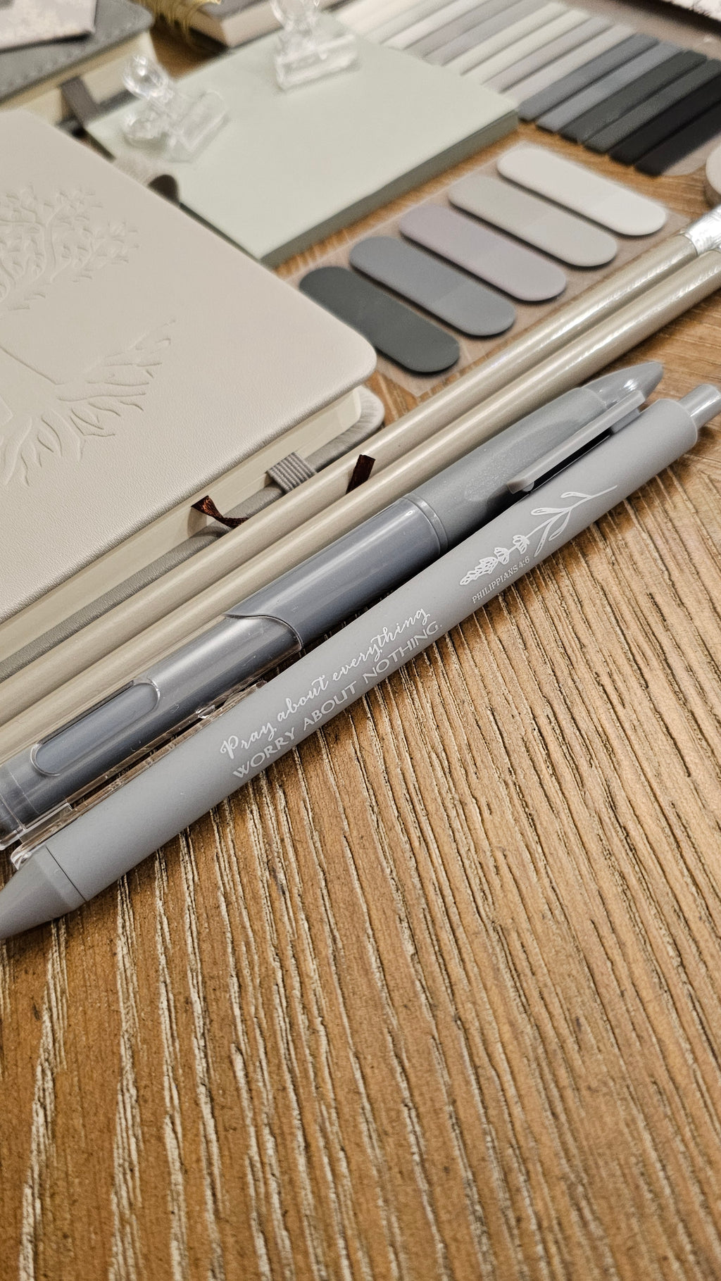 Elegant Gray Stationery Gift Set