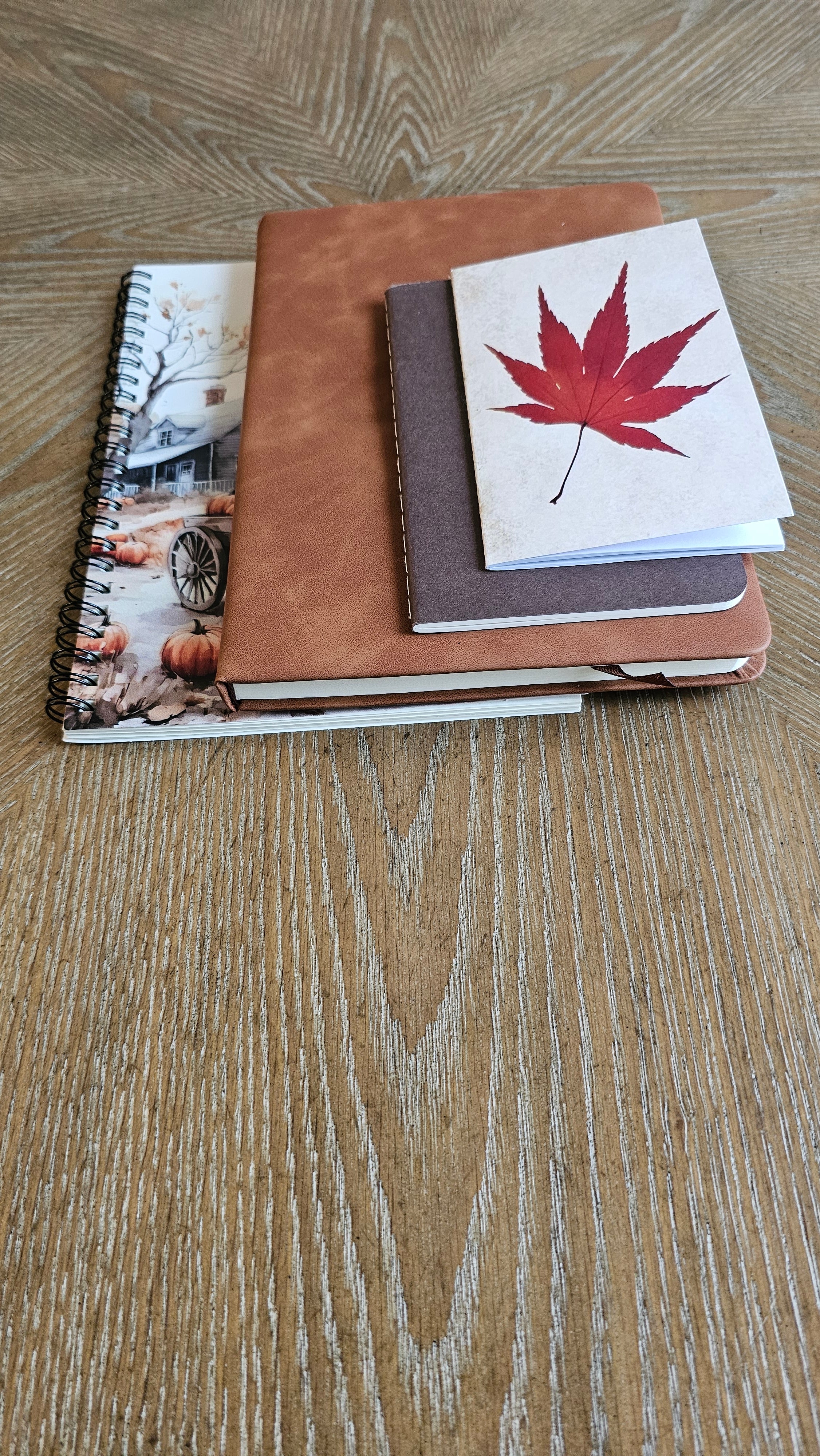 Autumn Pumpkin Cottage Stationery Gift Set