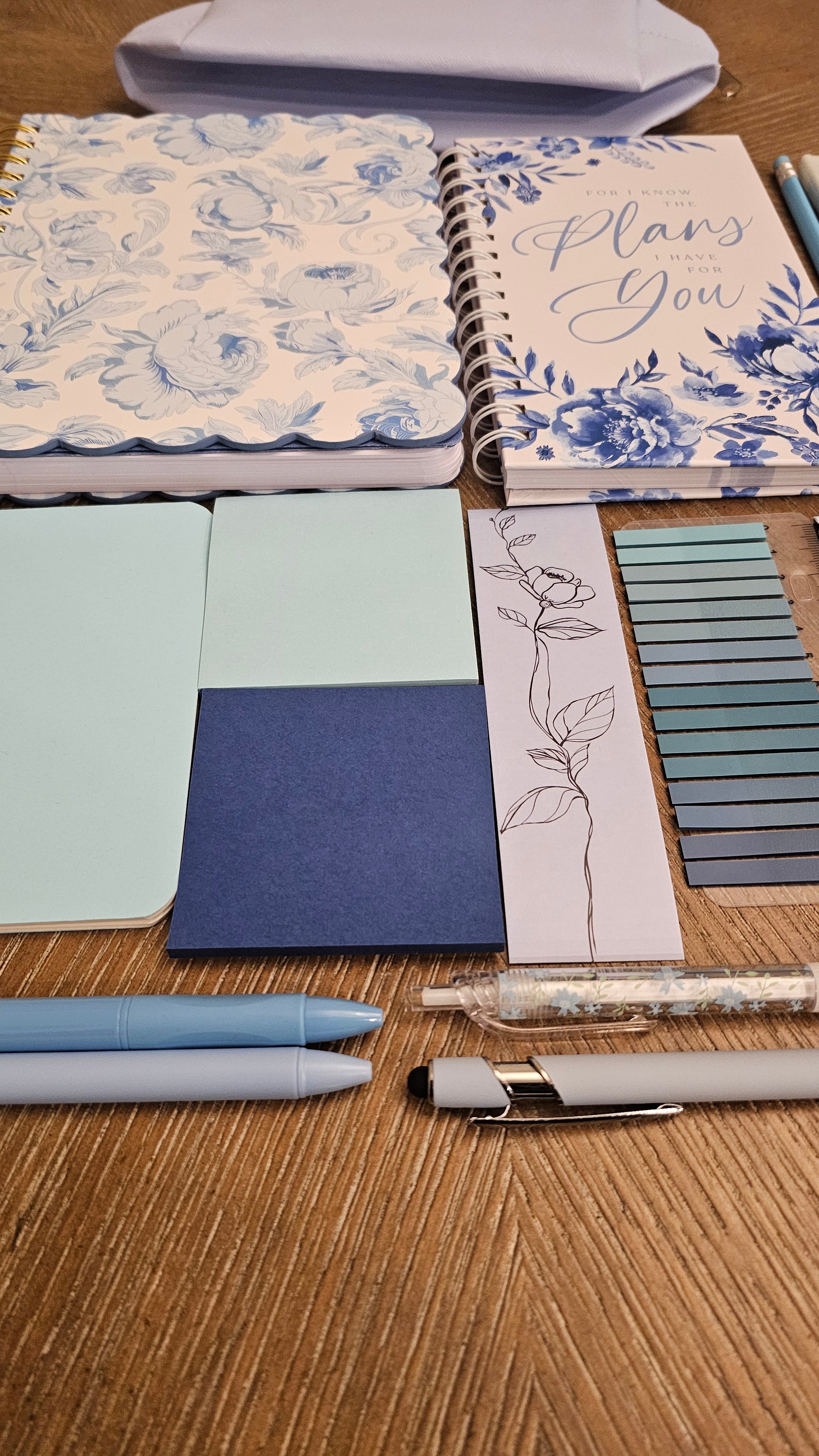 Blooming Blue Stationery Gift Set