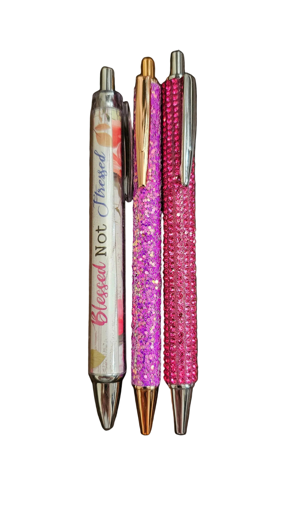 Pink Inspirational Pen Bundle – Set of 3