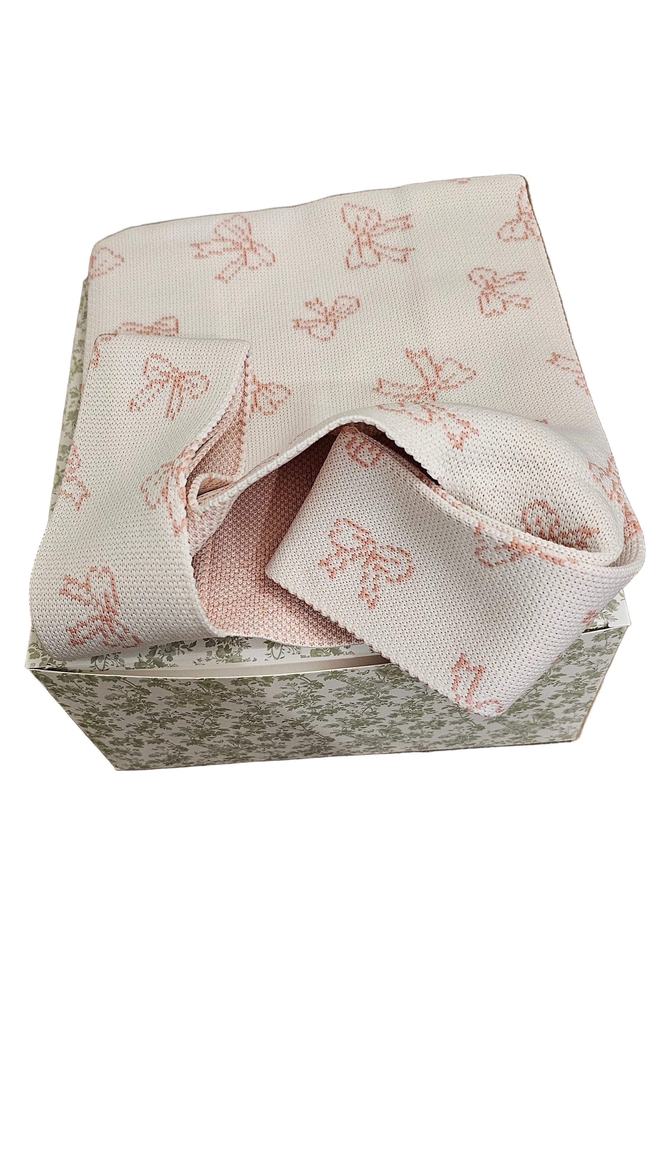 Reusable Knit Mini Tote Bag – Floral Collection