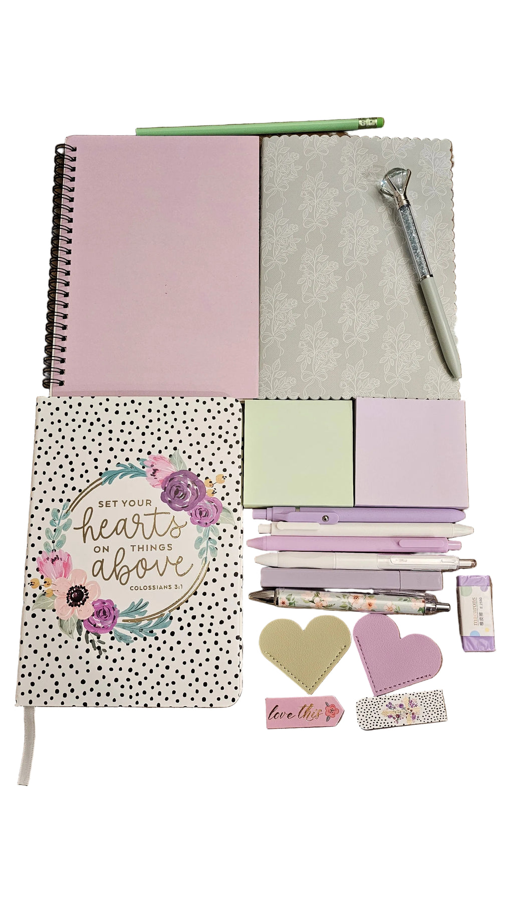 Blush Floral Christian Stationery Gift Set