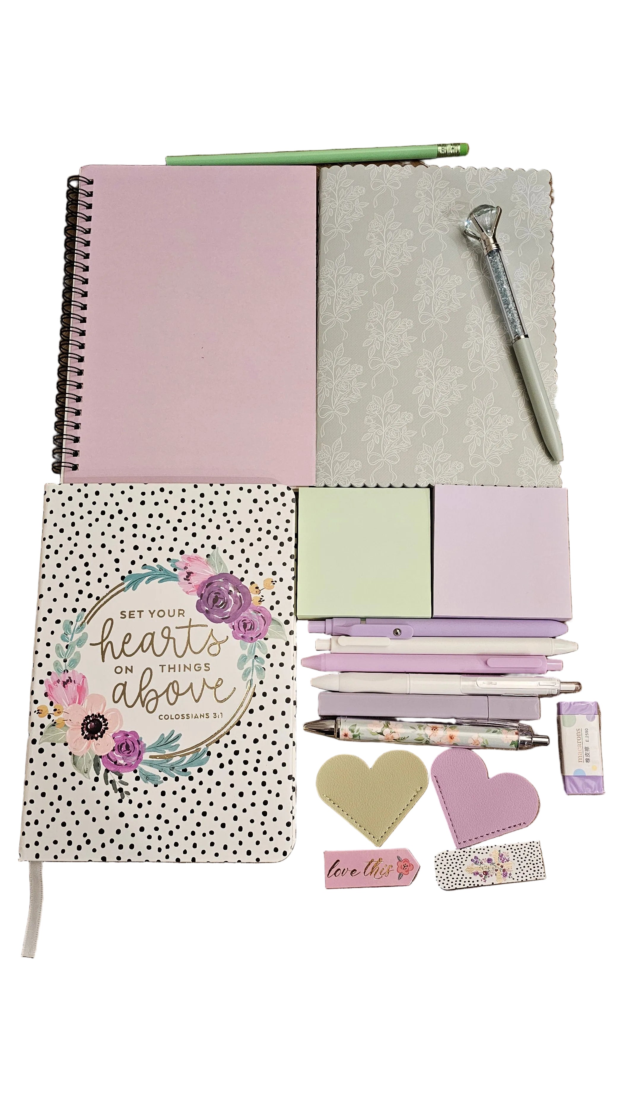 Blush Floral Christian Stationery Gift Set
