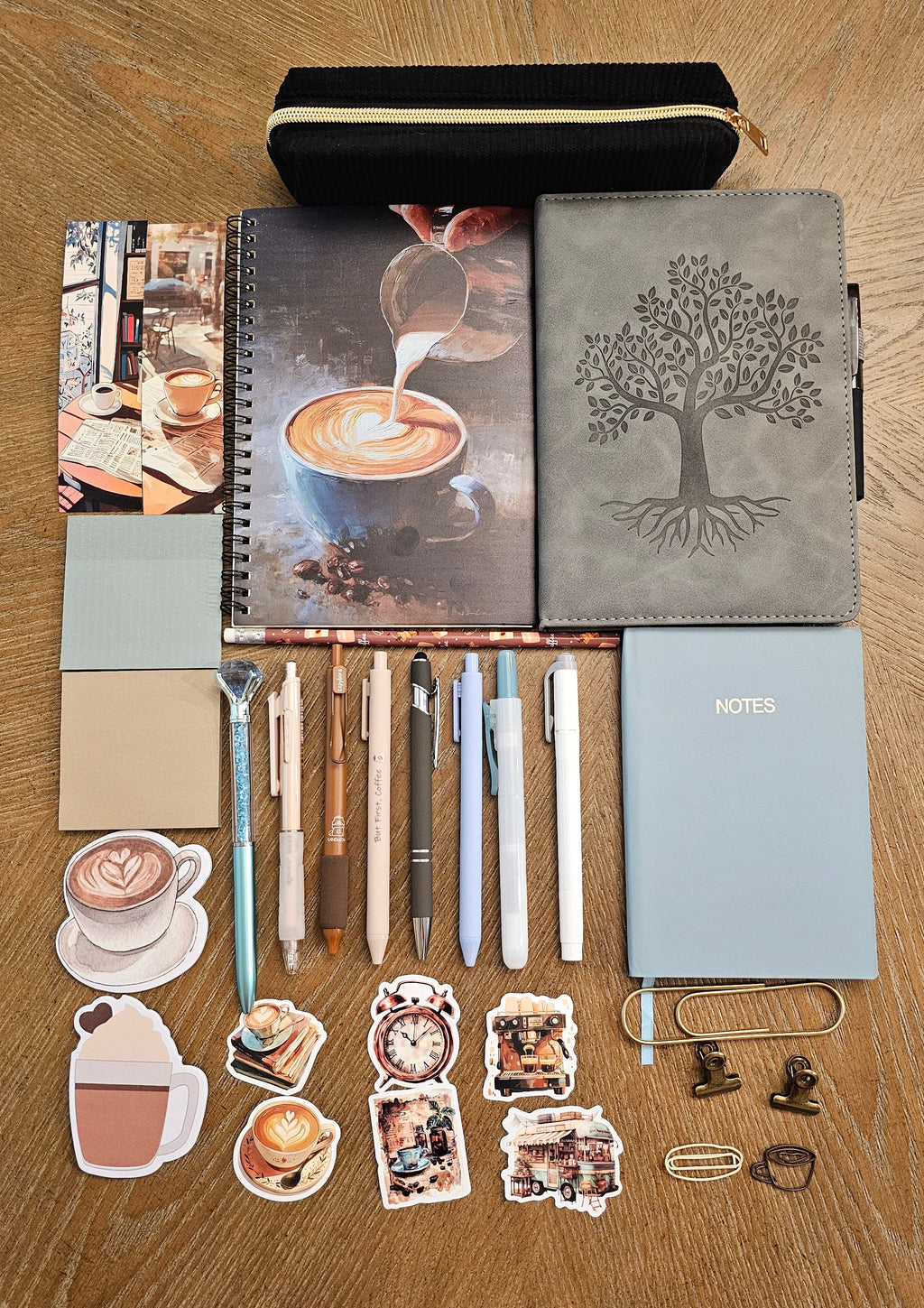 The Cozy Coffee Corner Premium Stationery Gift Set
