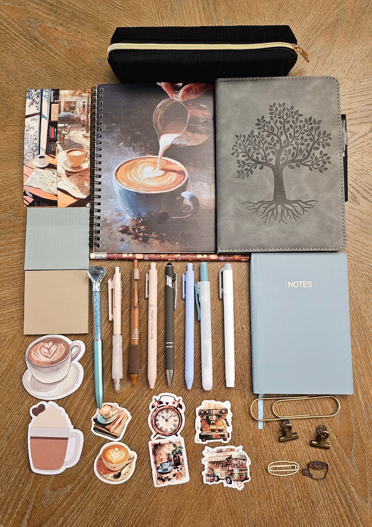 The Cozy Coffee Corner Premium Stationery Gift Set