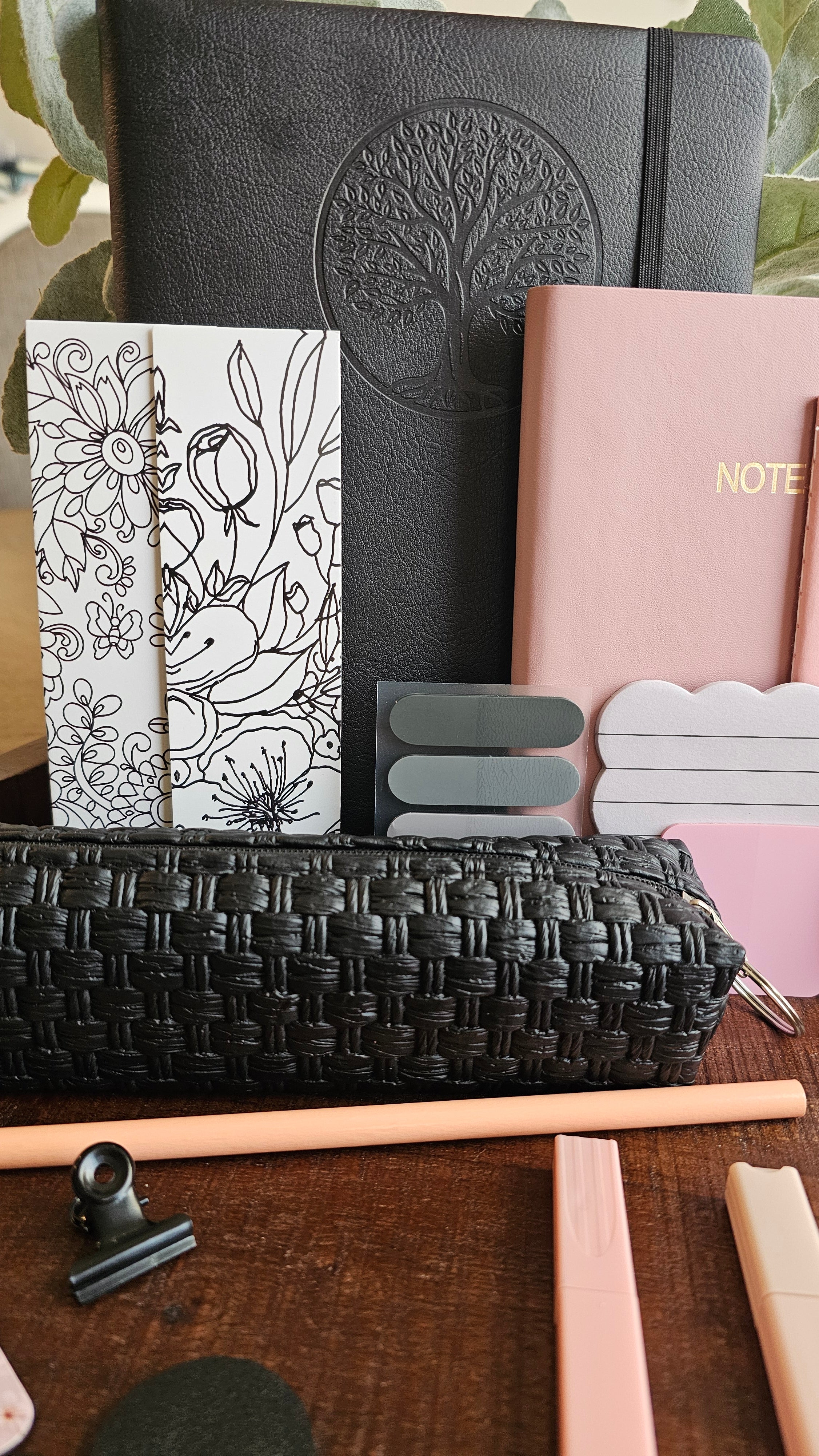 Blush & Noir Stationery Gift Set