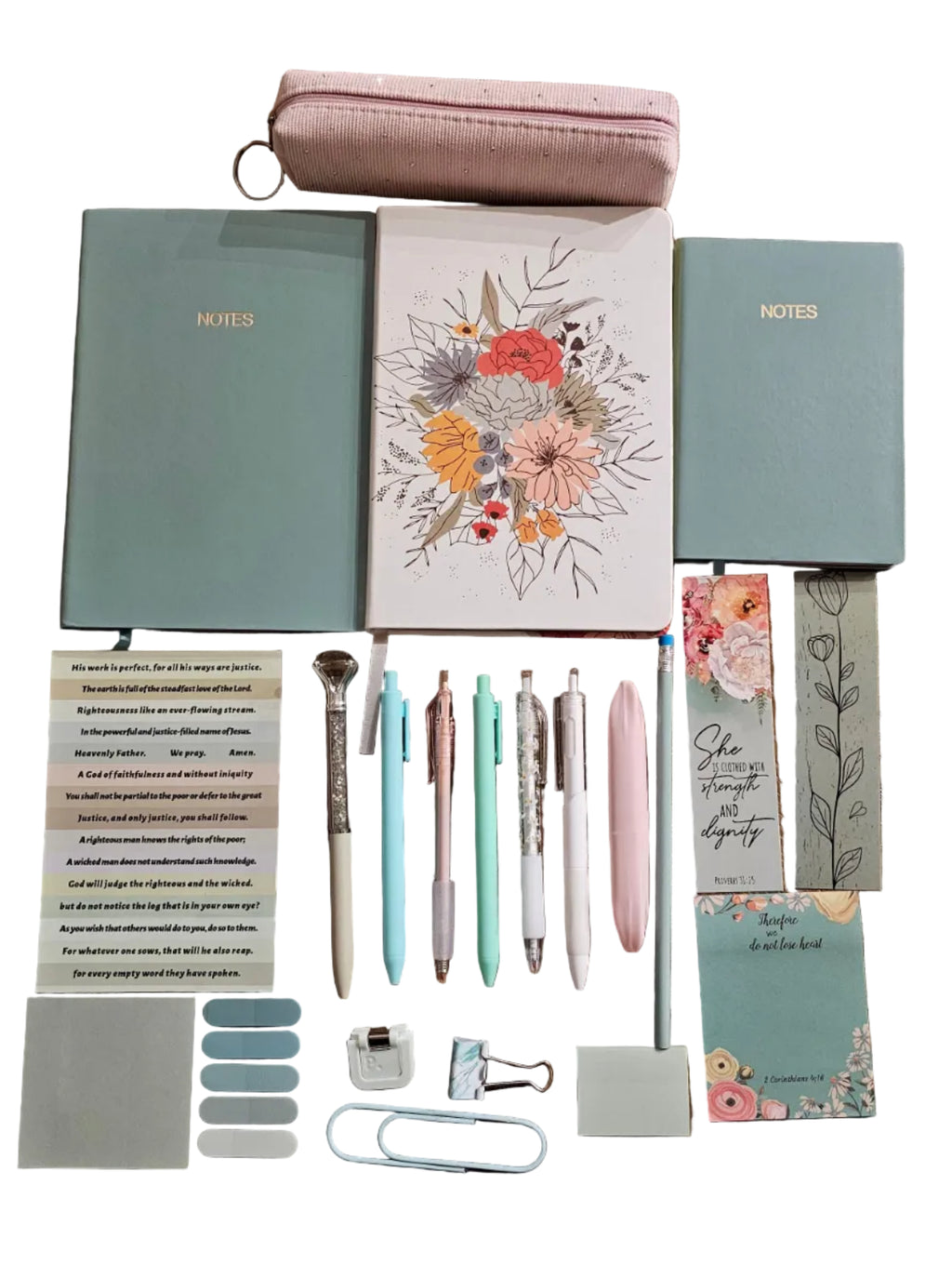 Soft Bloom Stationery Gift Set