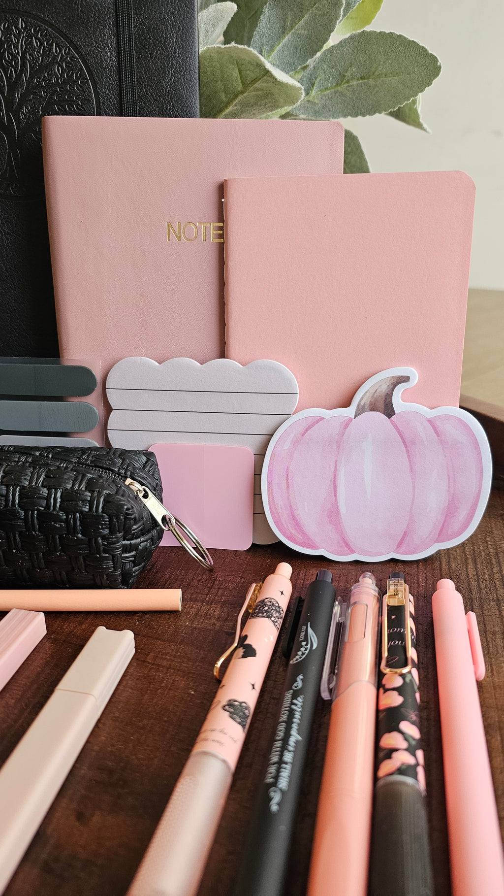 Blush & Noir Stationery Gift Set